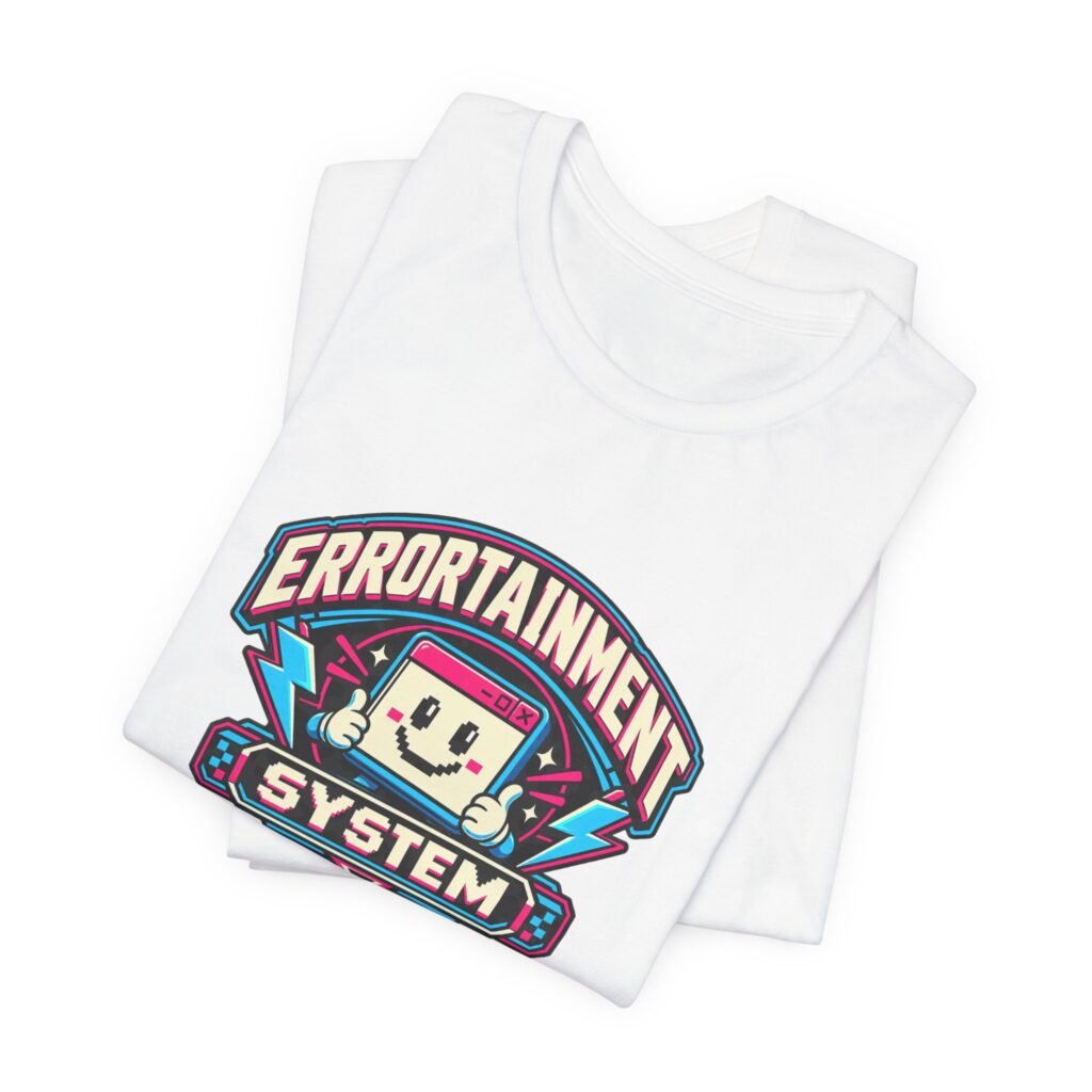 ERRORTAINMENT SYSTEM Retro Computer Arcade Mascot