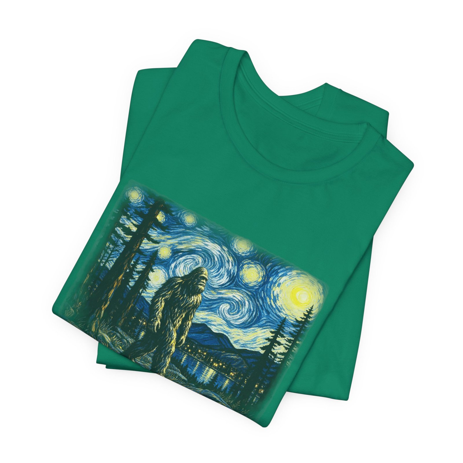 Bigfoot Moonlit Wilderness Graphic Tee - Image 27