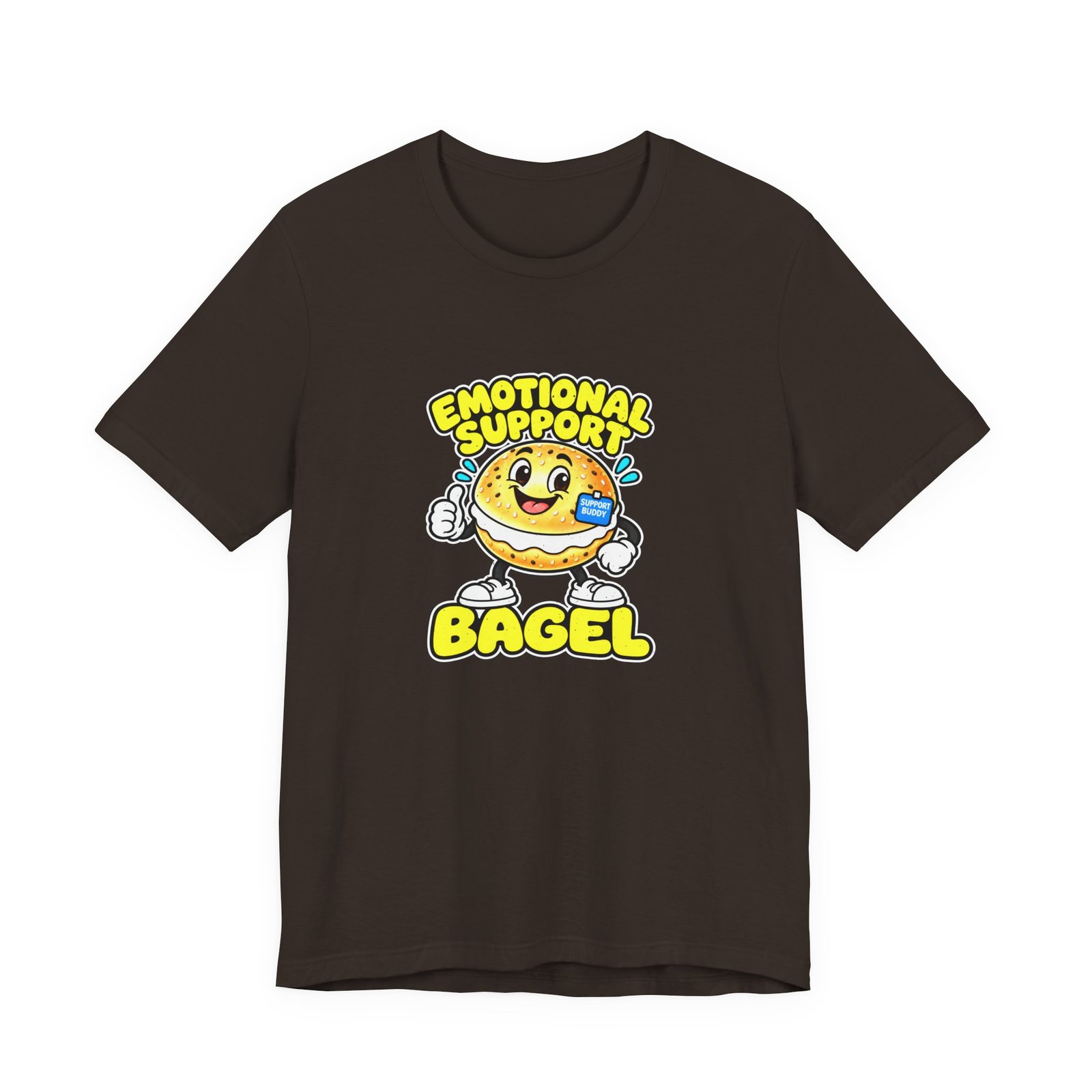 Emotional Support Bagel Graphic Tee - Image 9