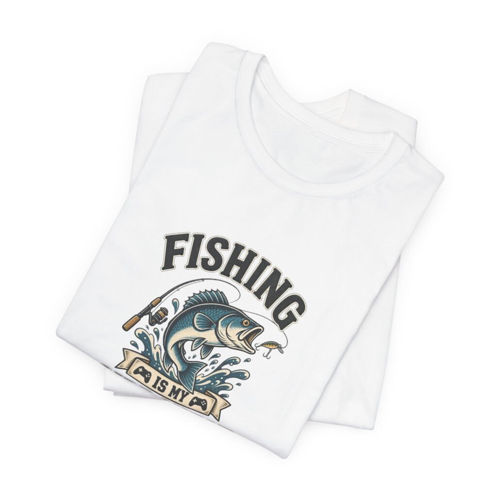 Fishing Is My Side Quest Gamer Angler Graphic