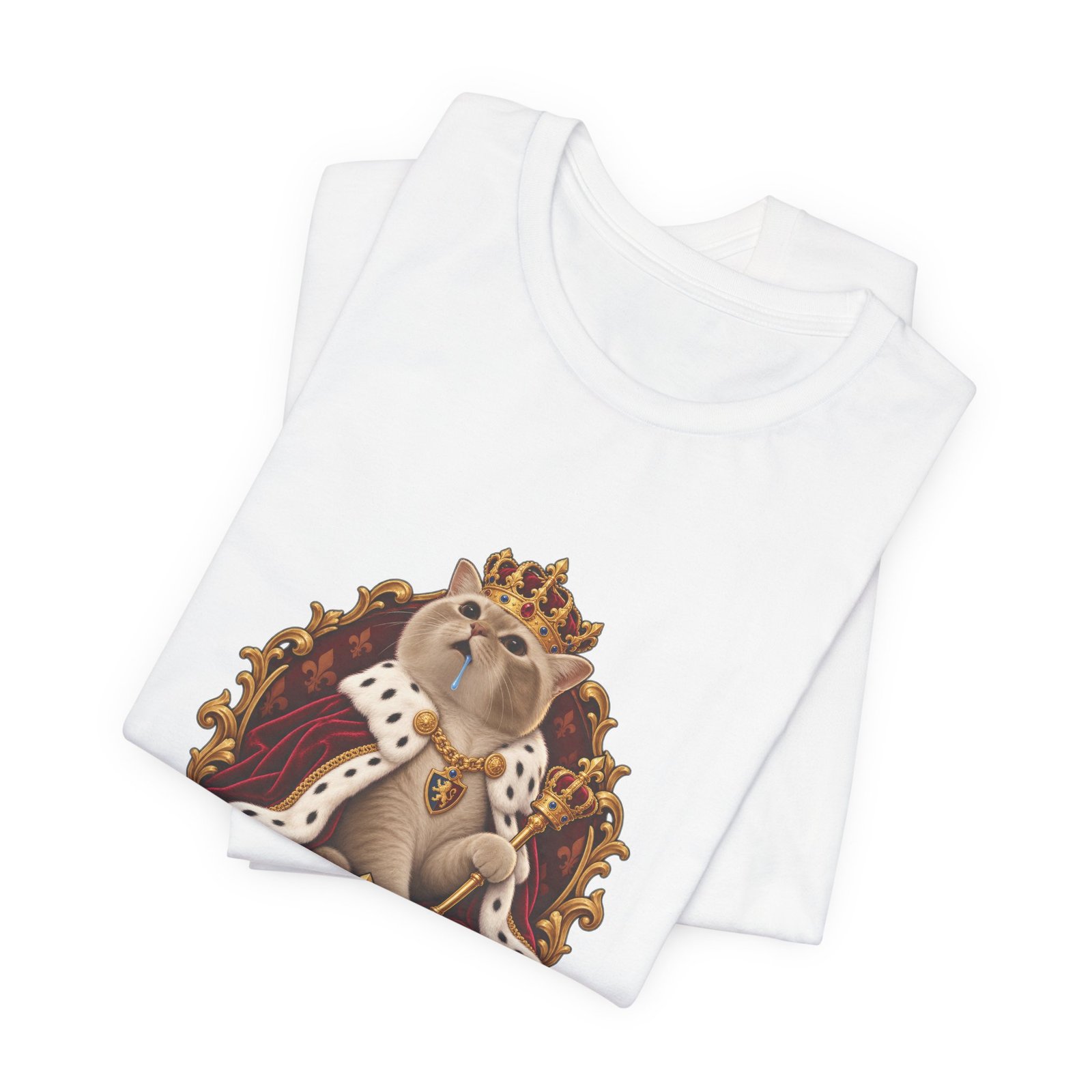 Lord I'm Lord Royal Cat Meme One Humor Graphic Tee - Image 3