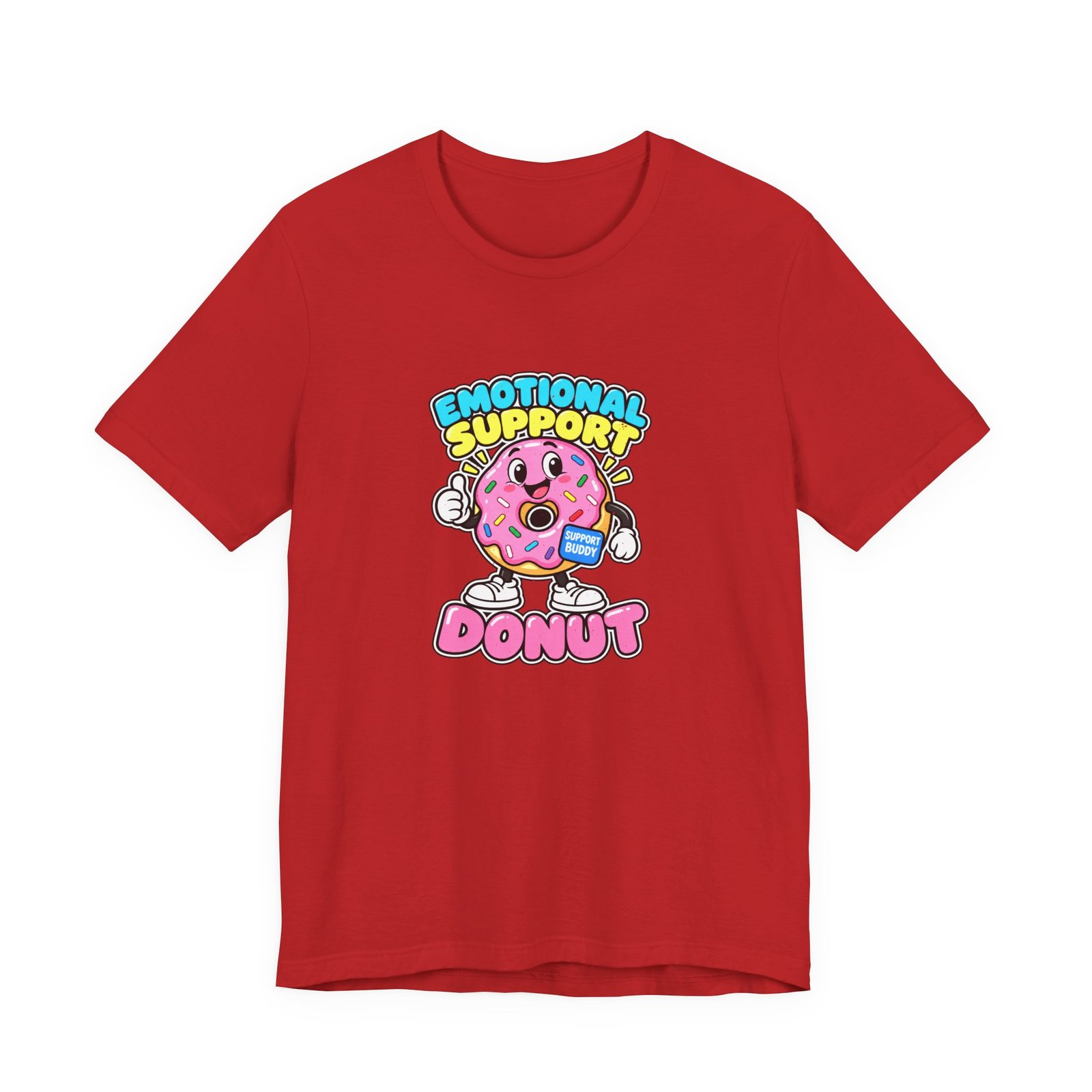 Emotional Support Donut Support Buddy Graphic Tee - Image 29