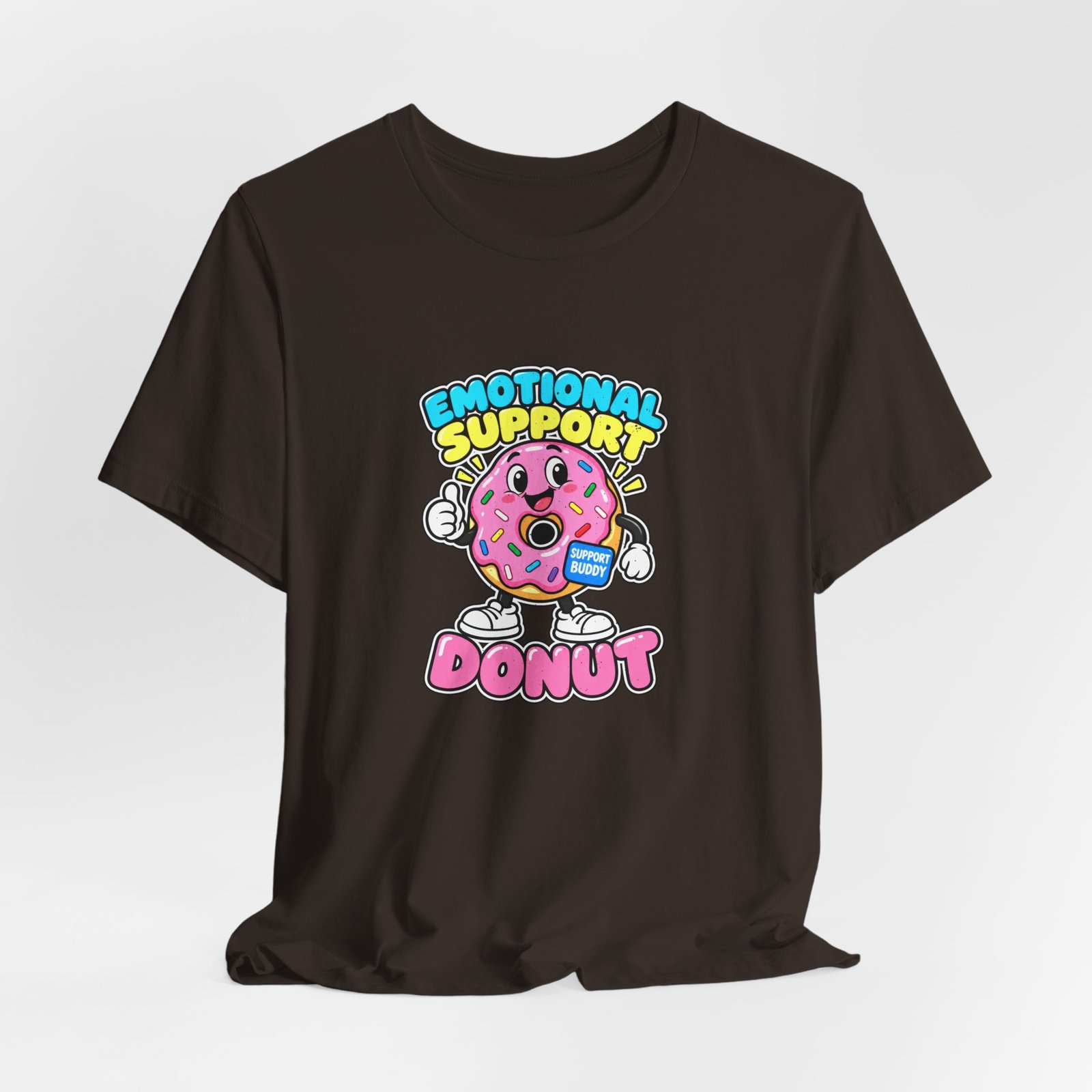 Emotional Support Donut Support Buddy Graphic Tee - Image 4
