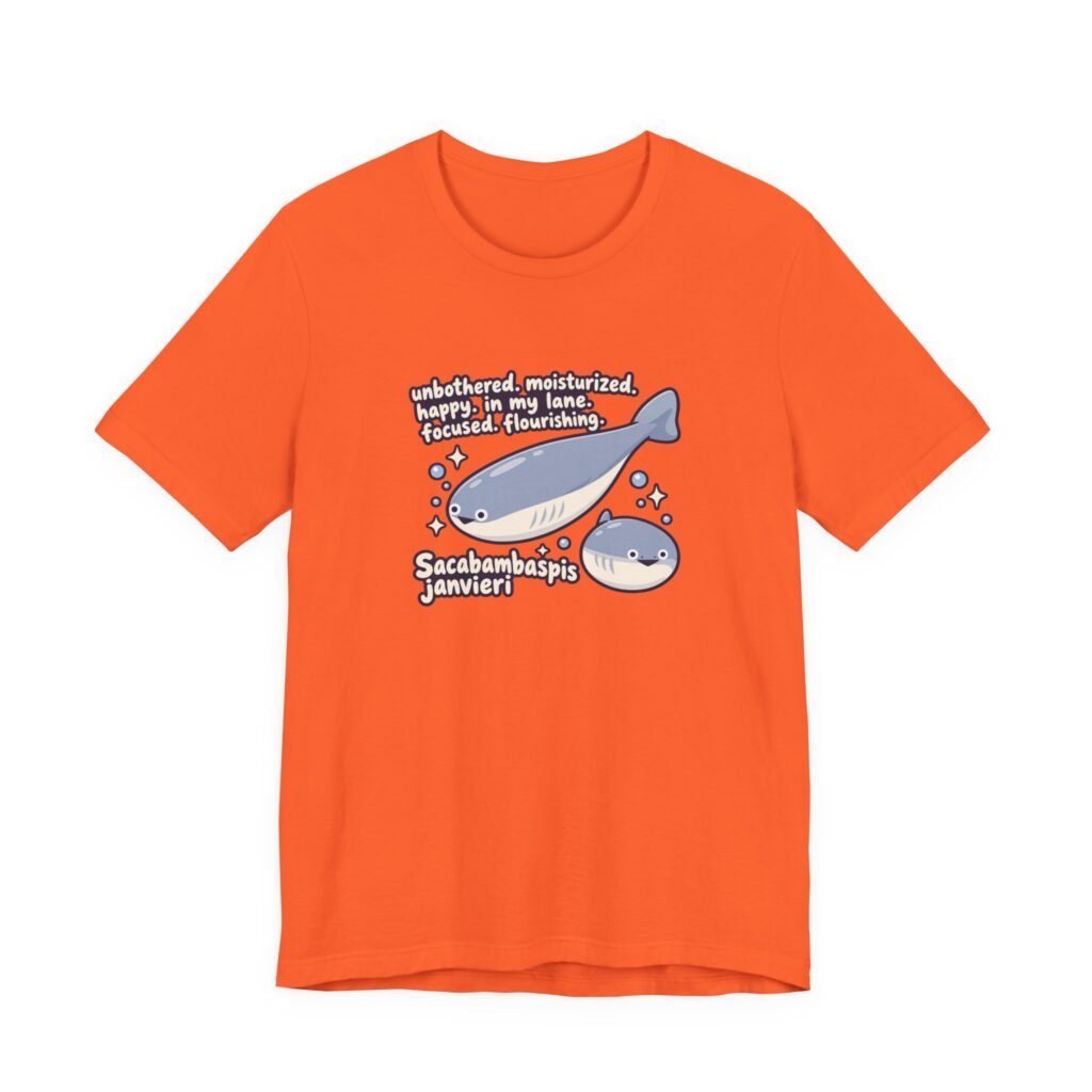 Unbothered Moisturized Sacabambaspis Janvieri Meme Graphic Tee
