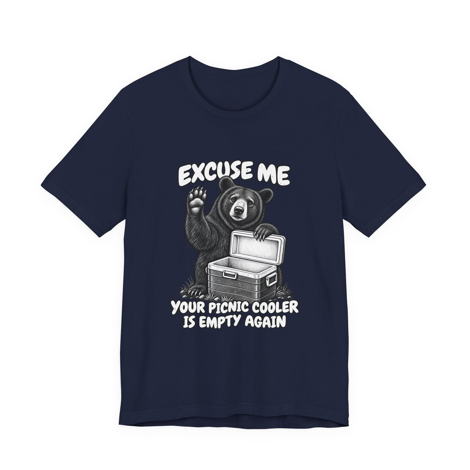 Excuse Me Your Picnic Cooler Is Empty Again Bear Humor - Image 21