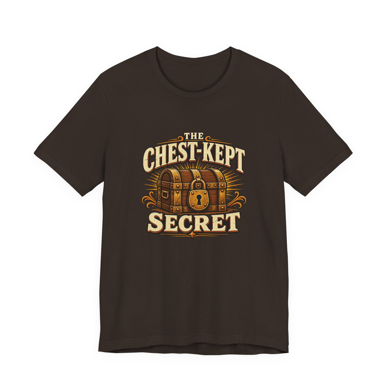 The Chest-Kept Secret Funny Treasure Pun Graphic Tee - Image 9
