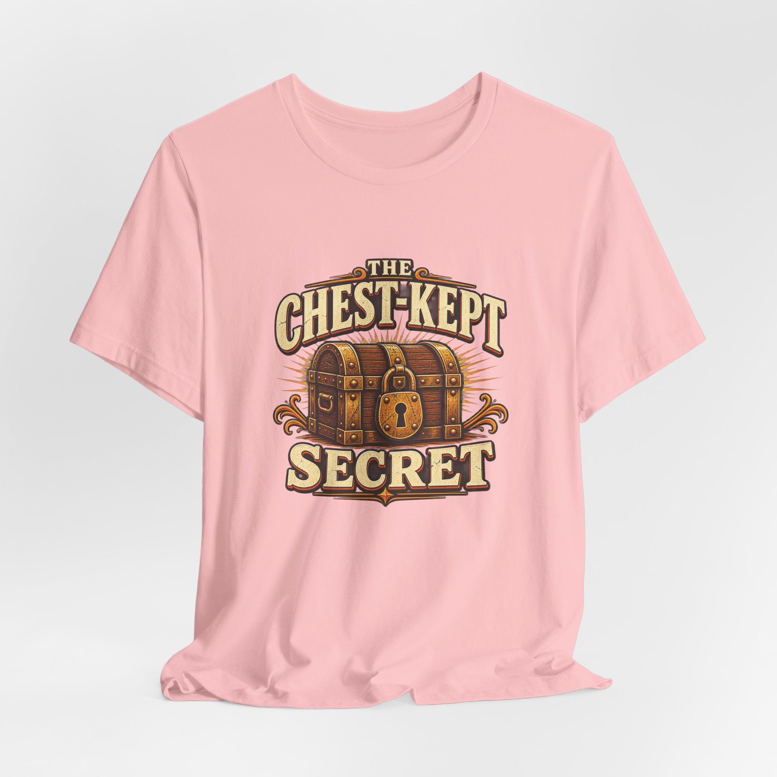 The Chest-Kept Secret Funny Treasure Pun Graphic Tee - Image 44