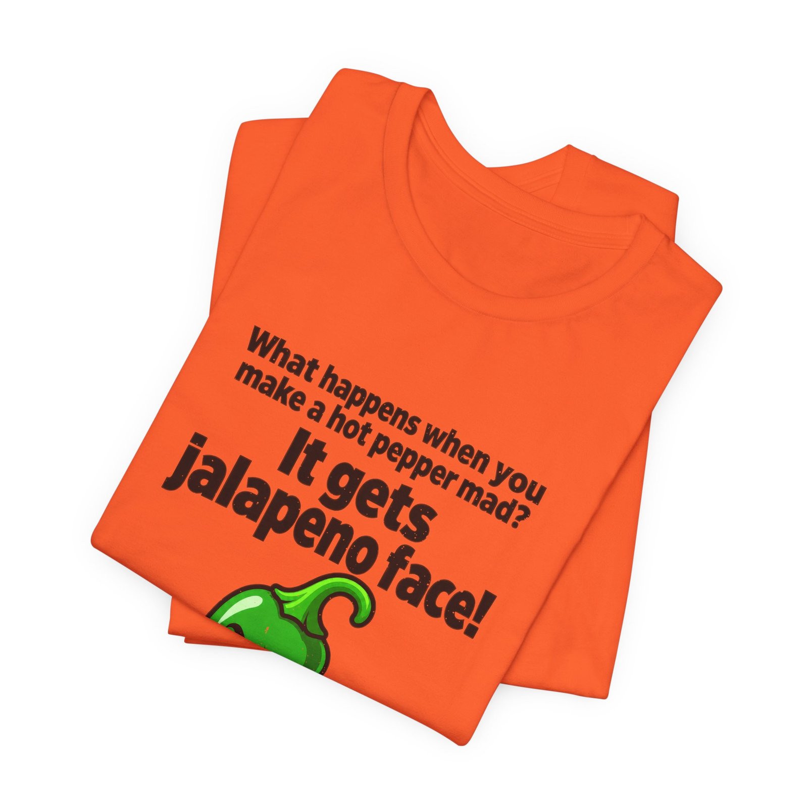 Jalapeno Face Pepper Pun Graphic Tee - Image 7