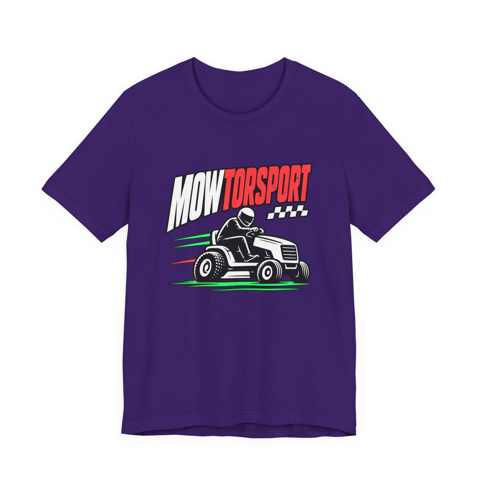 MOWTORSPORT Lawn Racing Humor Dad Jokes Graphic Tee - Image 37