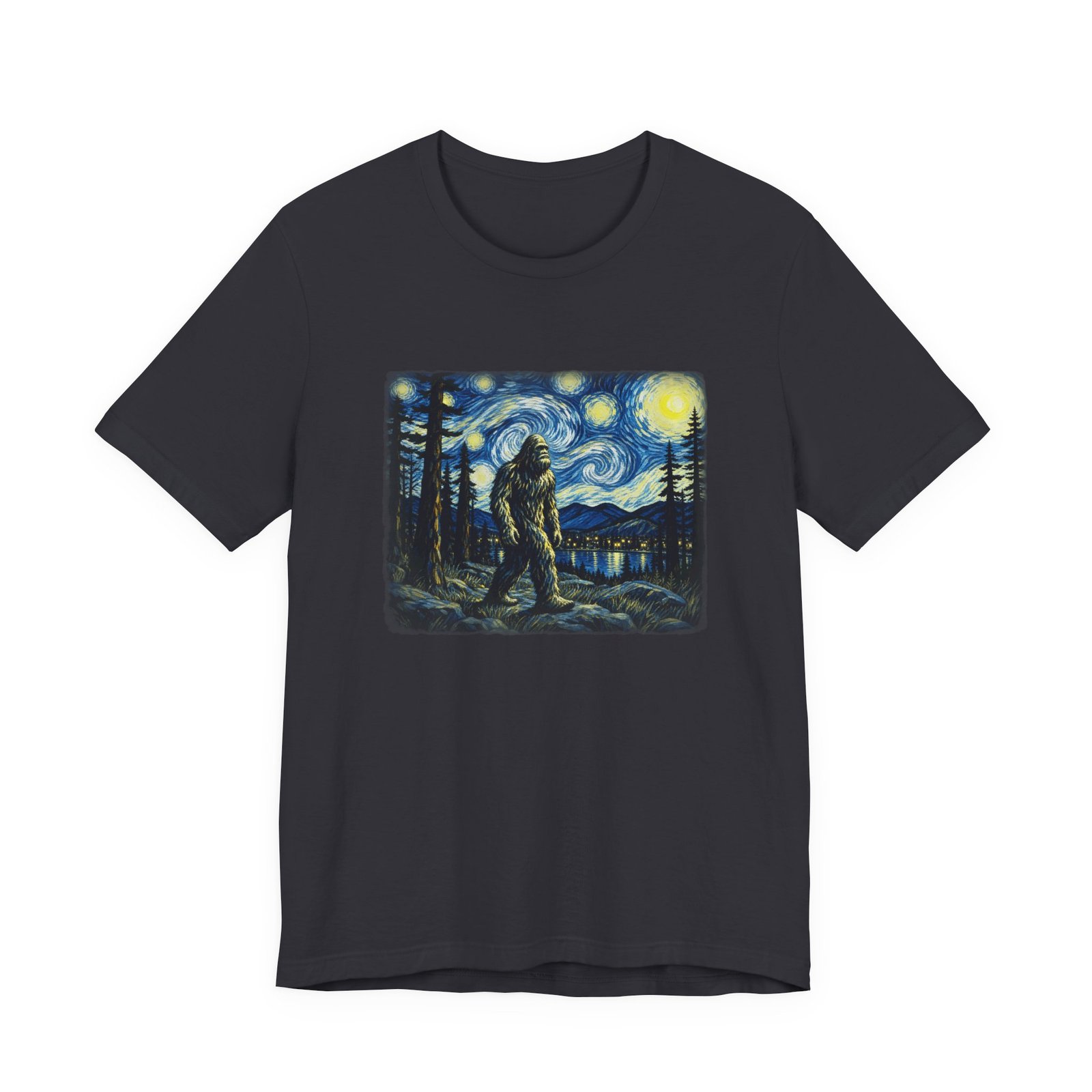Bigfoot Moonlit Wilderness Graphic Tee - Image 21