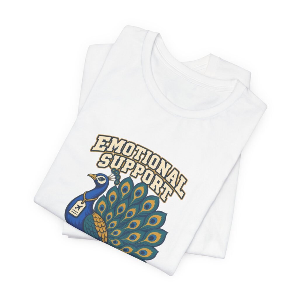 Support Peacock Travel Pun Companion Graphic Tee