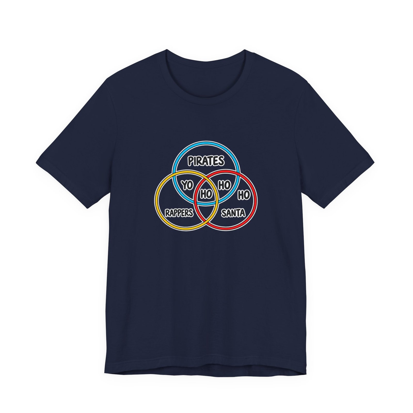 Pirates Rappers Santa Yo Ho Ho Venn Diagram - Image 33