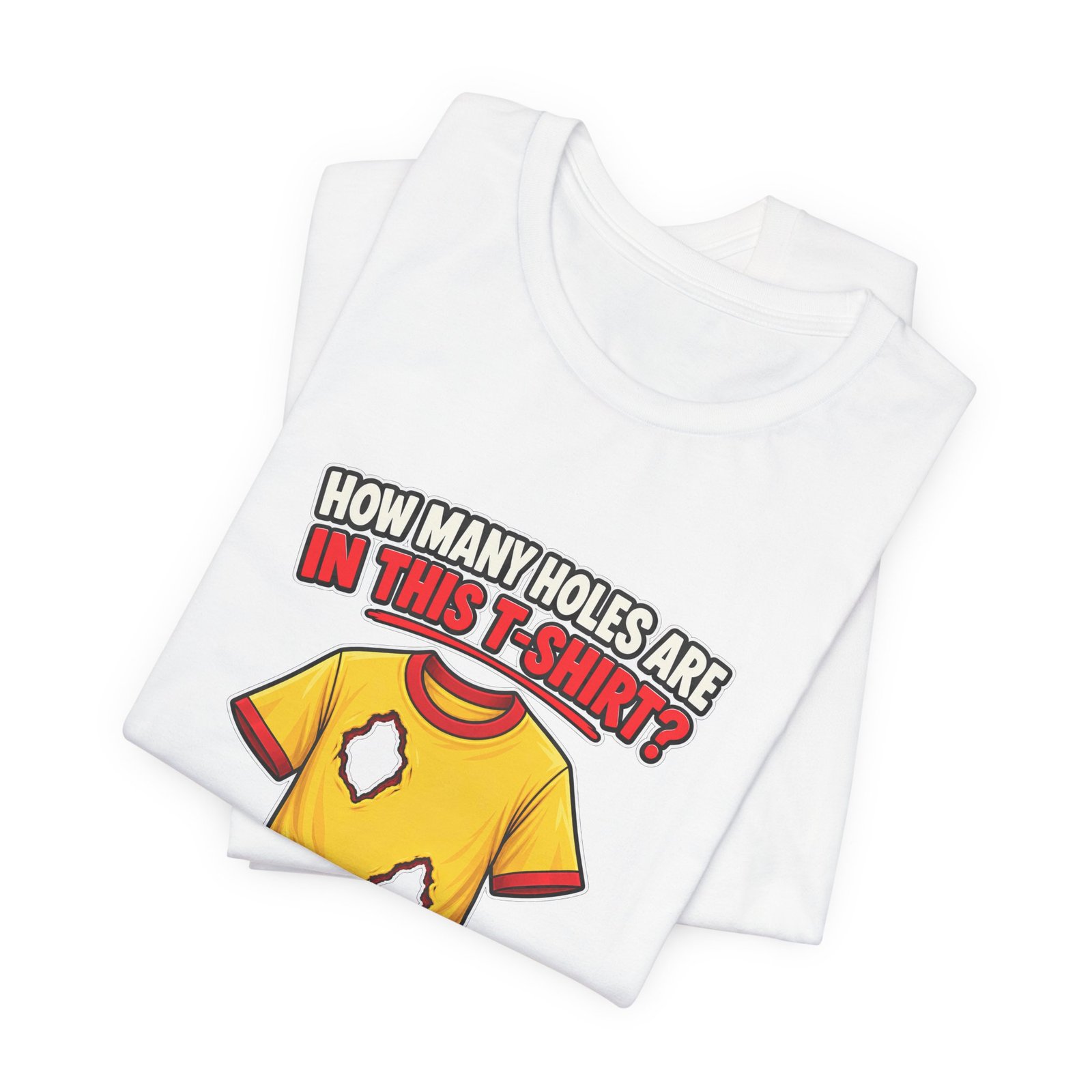 How Many Holes Are In This T-Shirt? Visual Riddle - Image 3