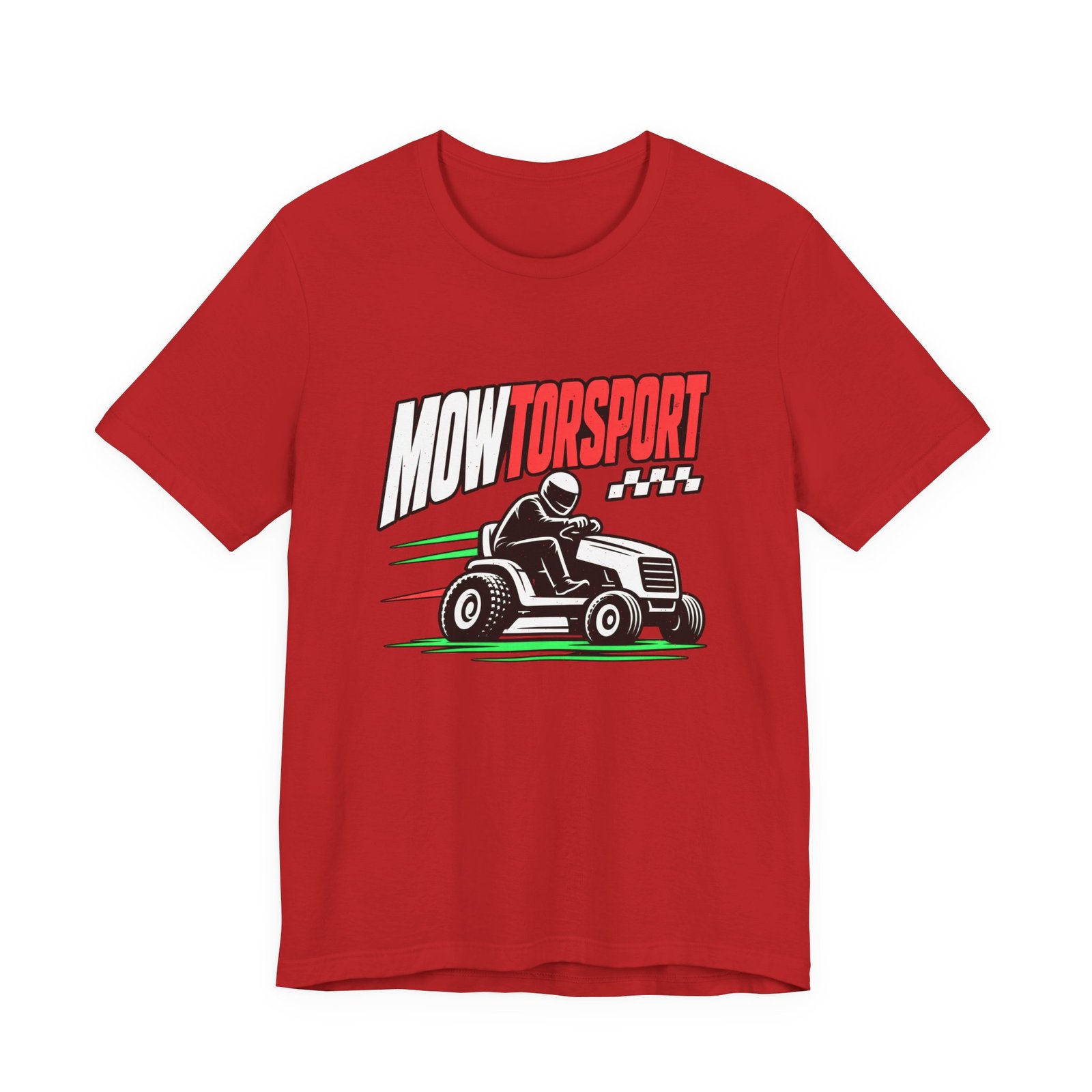 MOWTORSPORT Lawn Racing Humor Dad Jokes Graphic Tee - Image 45