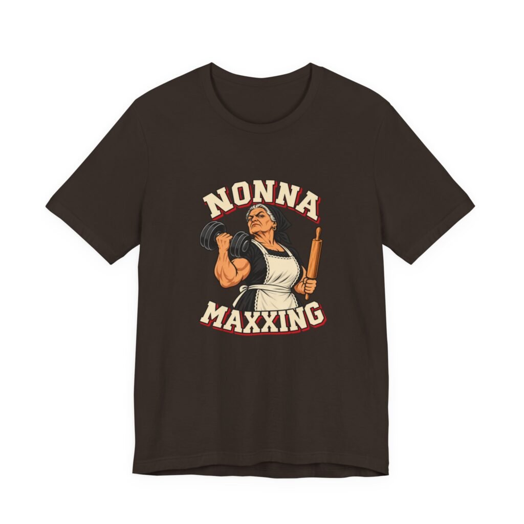 Nonna Maxxing Strong Grandma Fitness and Cooking Humor