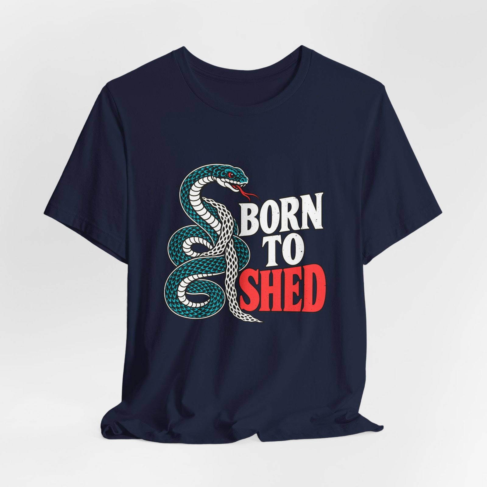 Born To Shed Snake Transformation Graphic Tee - Image 24