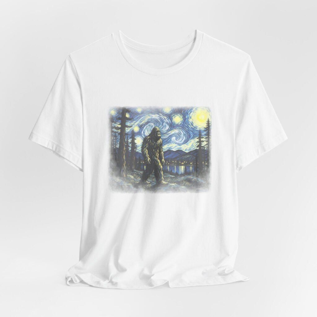 Bigfoot Moonlit Wilderness Graphic Tee