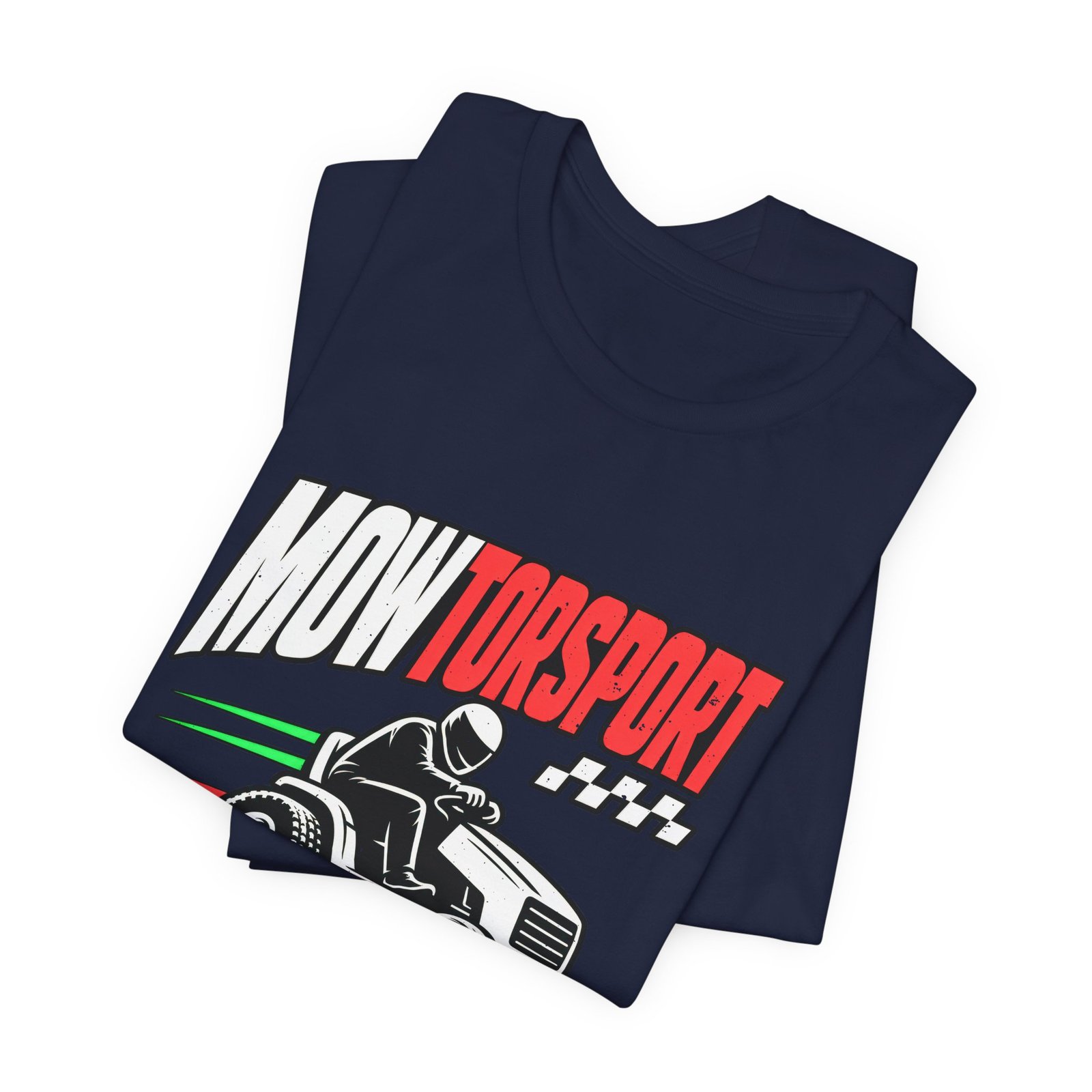 MOWTORSPORT Lawn Racing Humor Dad Jokes Graphic Tee - Image 35