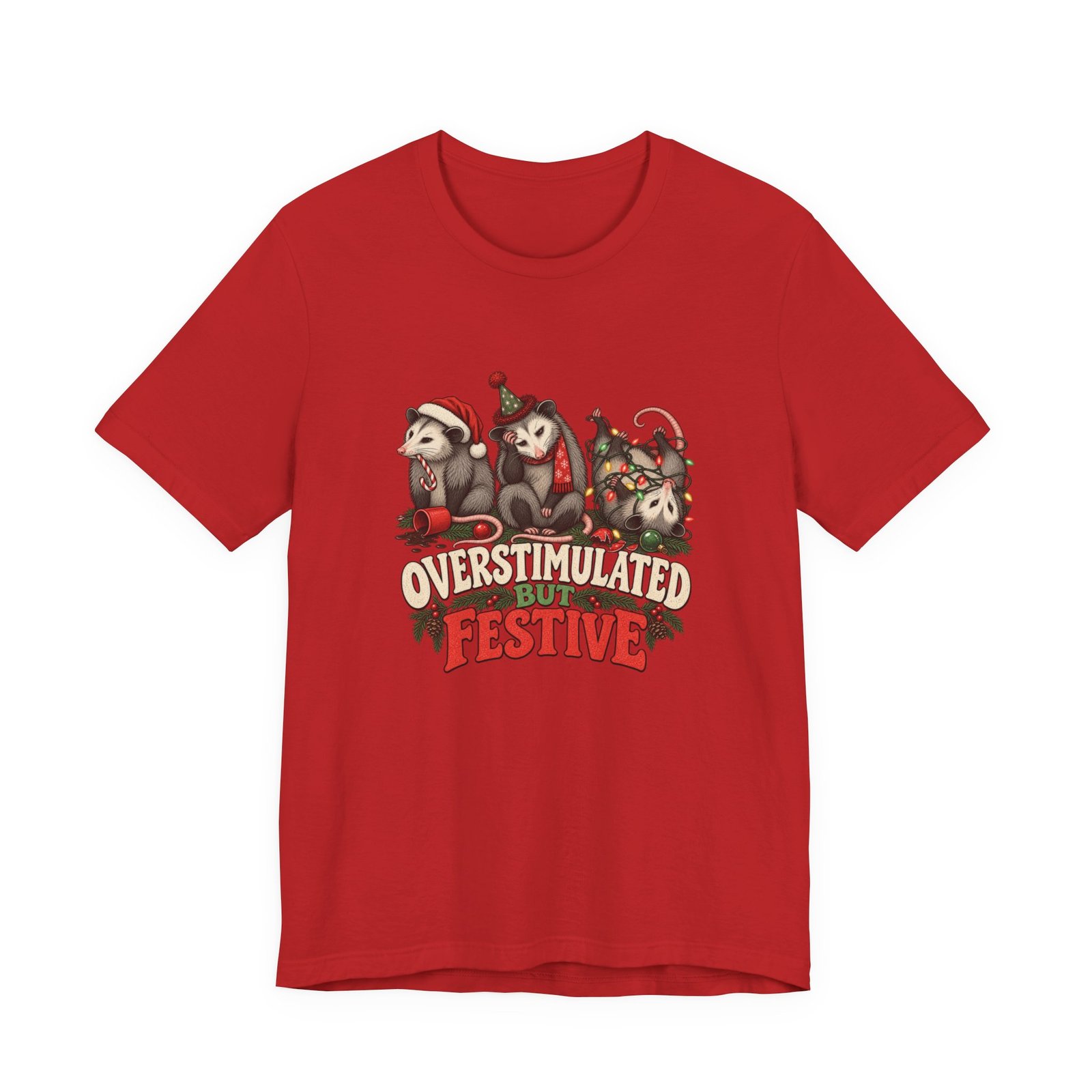 Overstimulated But Festive Christmas Opossums - Image 45