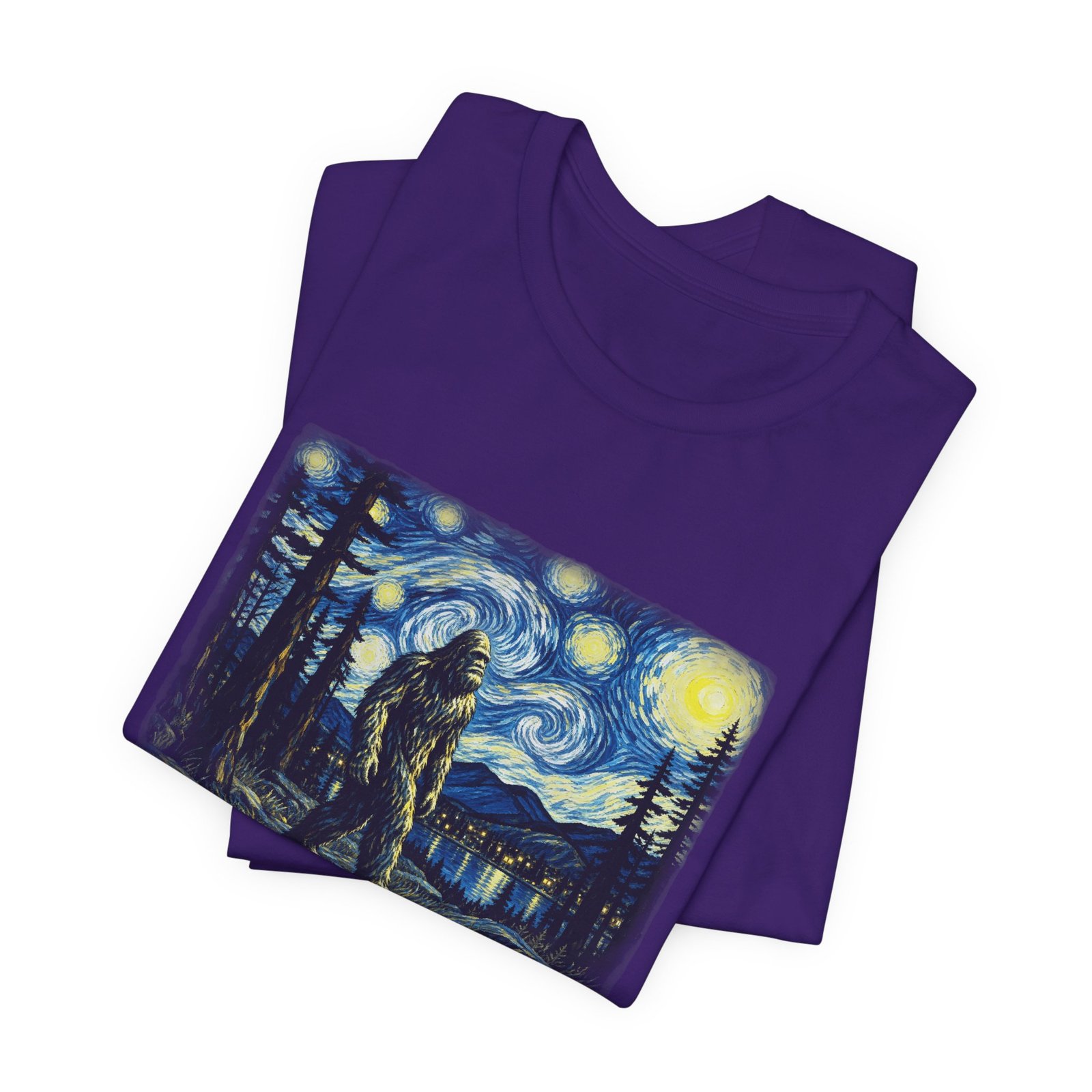 Bigfoot Moonlit Wilderness Graphic Tee - Image 39