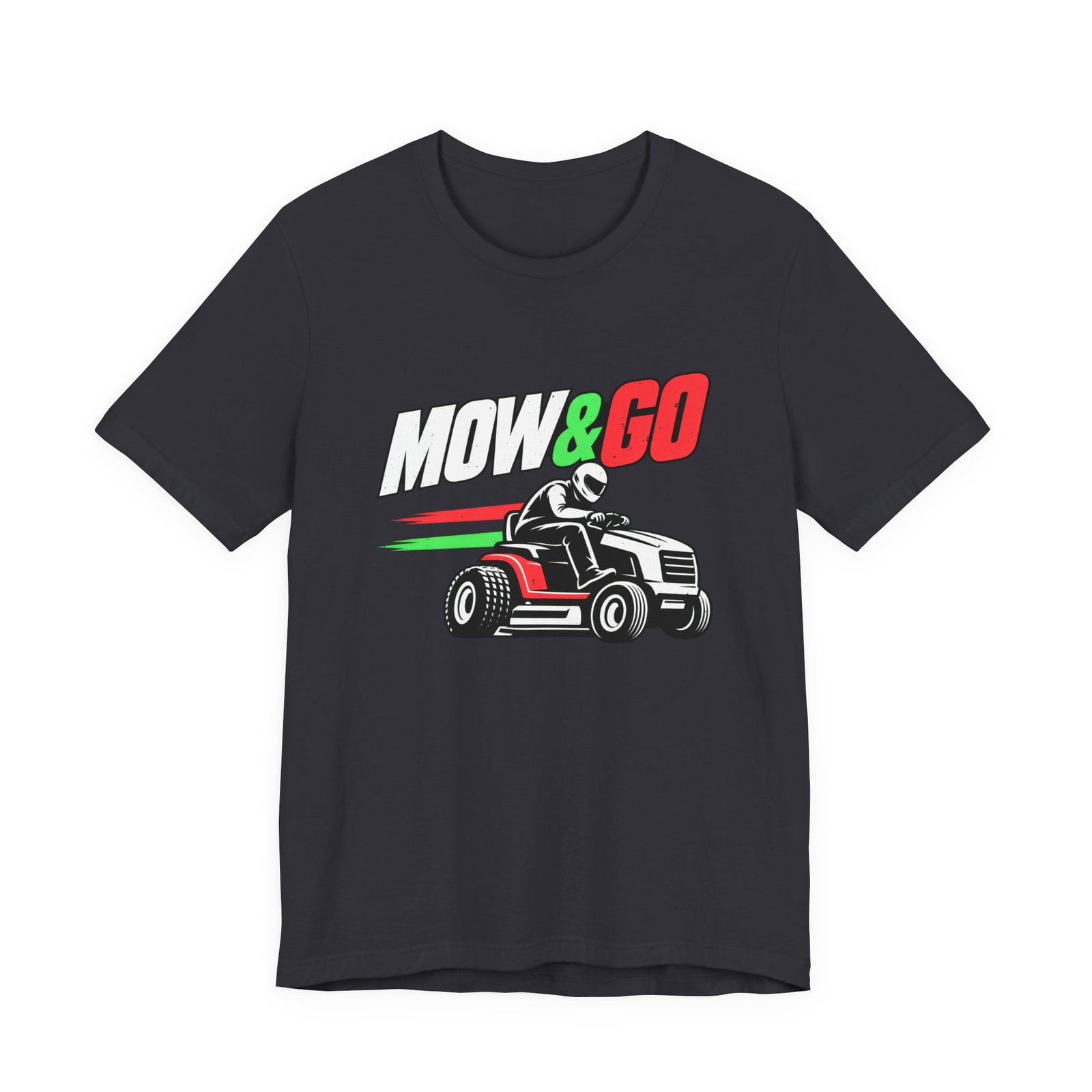 MOW & GO Lawn Mower Racing Dad Jokes Graphic Tee - Image 21