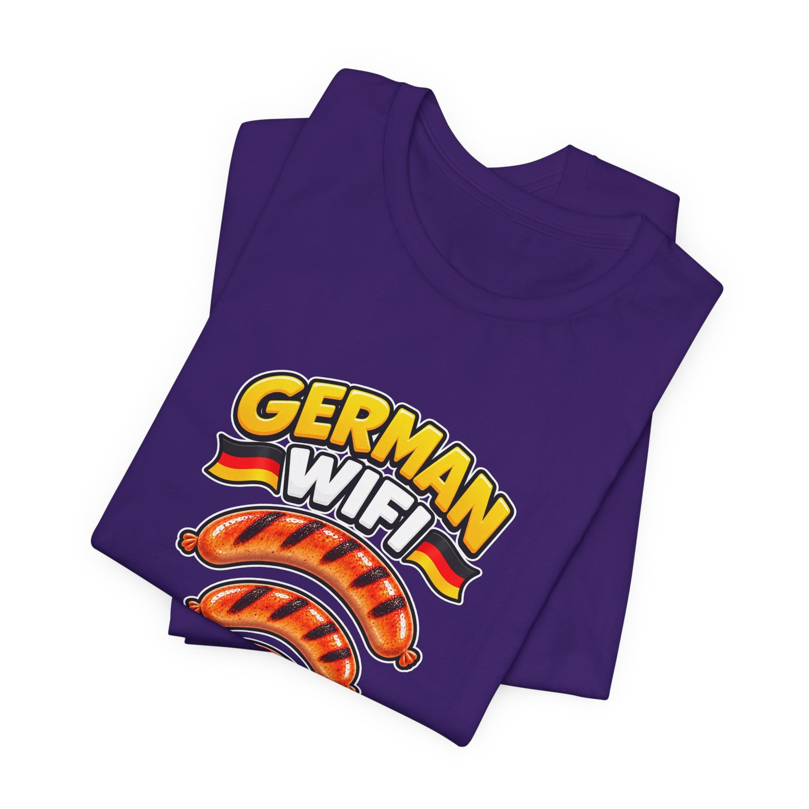 German WiFi Is The Wurst Sausage Pun Graphic Tee - Image 39