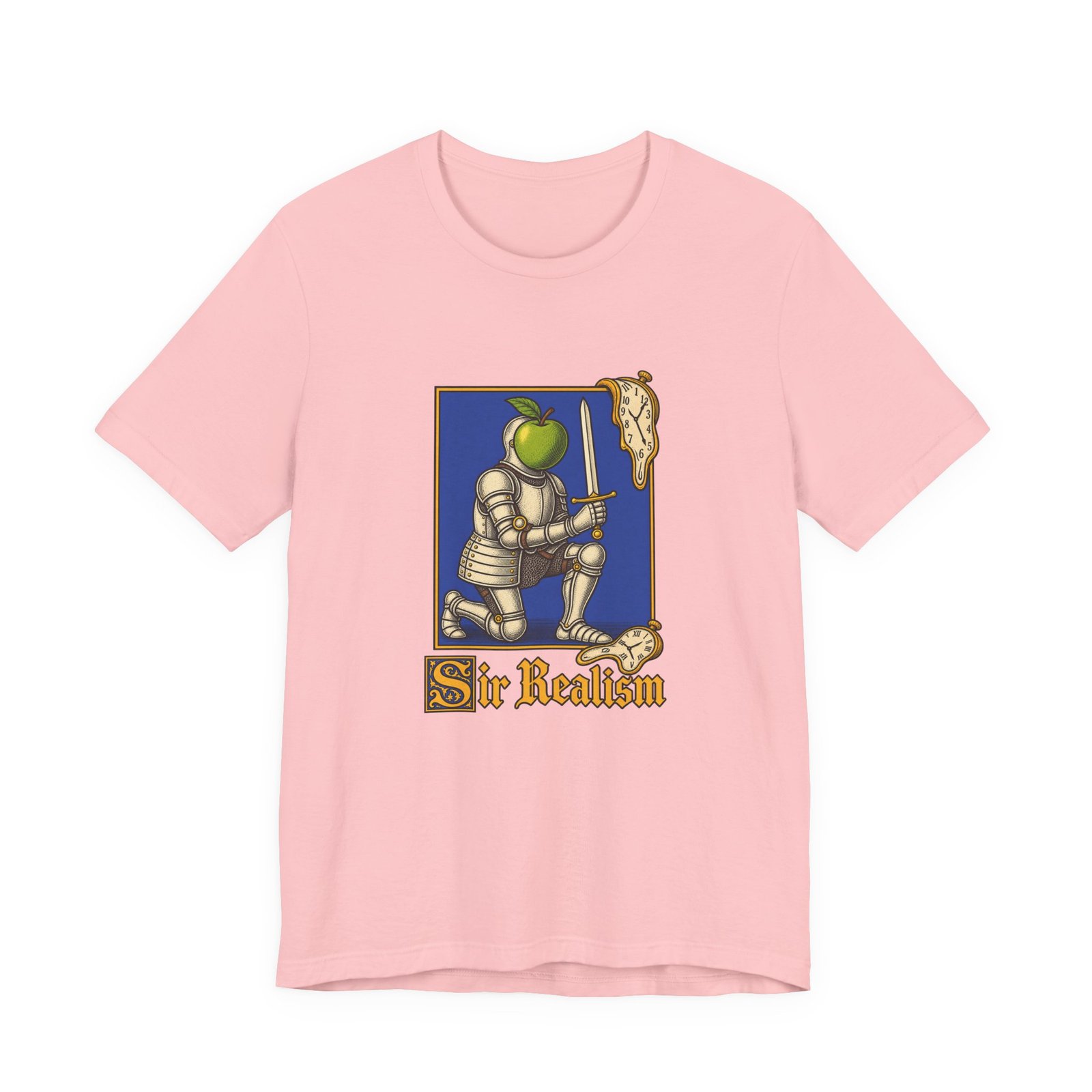 Sir Realism Knight With Melting Clocks Graphic Tee - Image 41