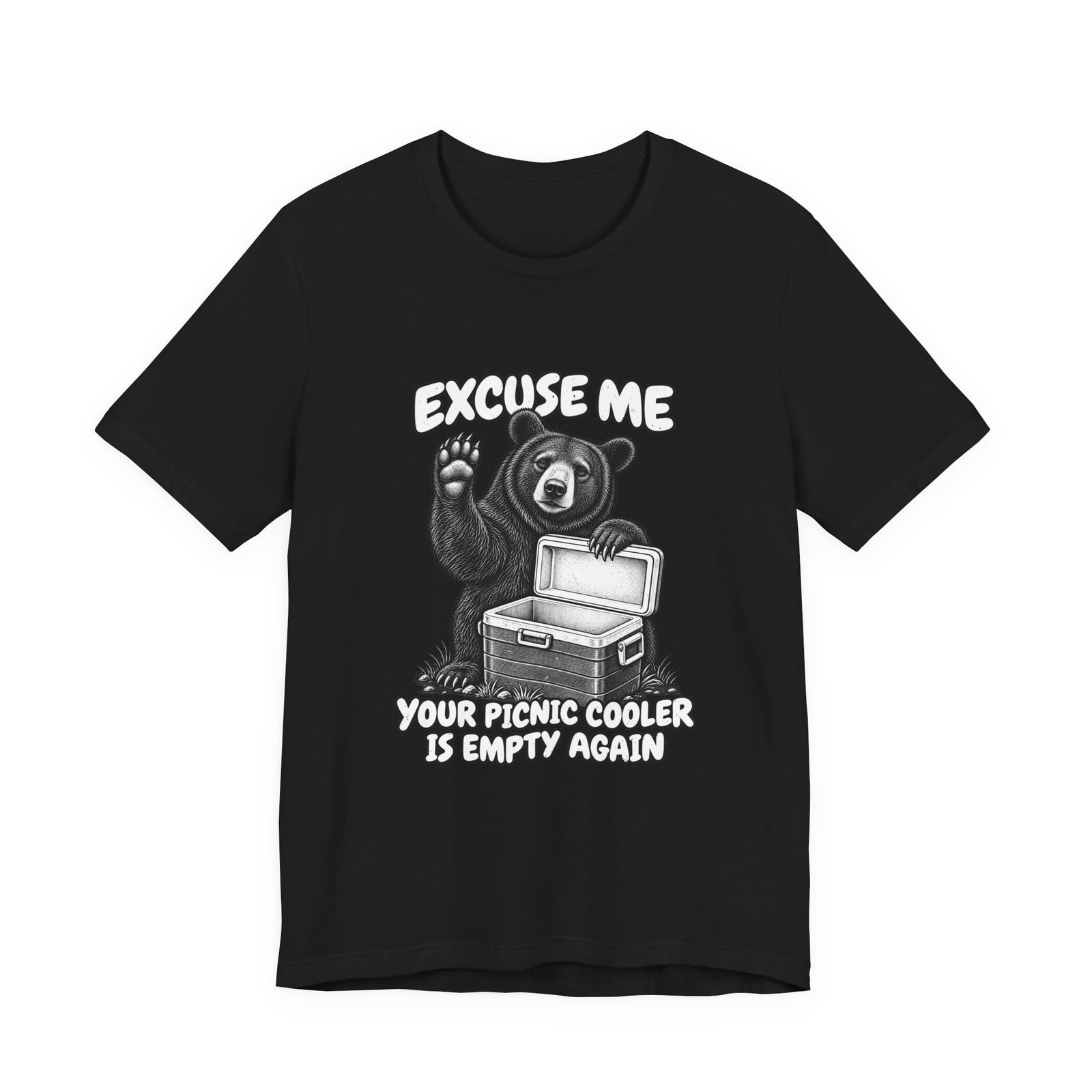 Excuse Me Your Picnic Cooler Is Empty Again Bear Humor - Image 5