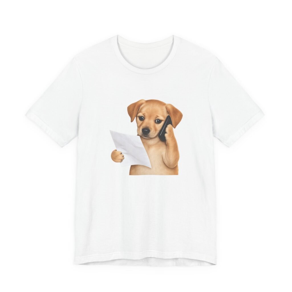Puppy Office Phone Call Artwork