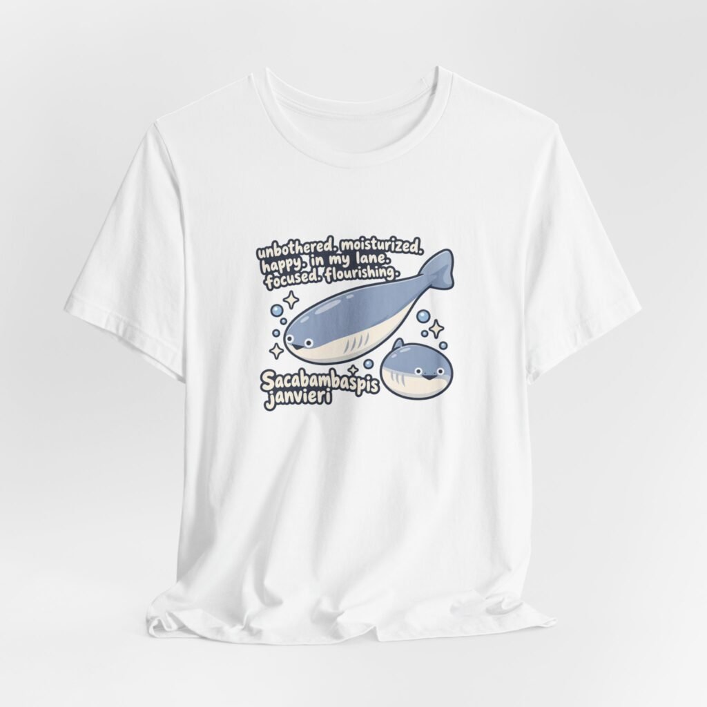 Unbothered Moisturized Sacabambaspis Janvieri Meme Graphic Tee