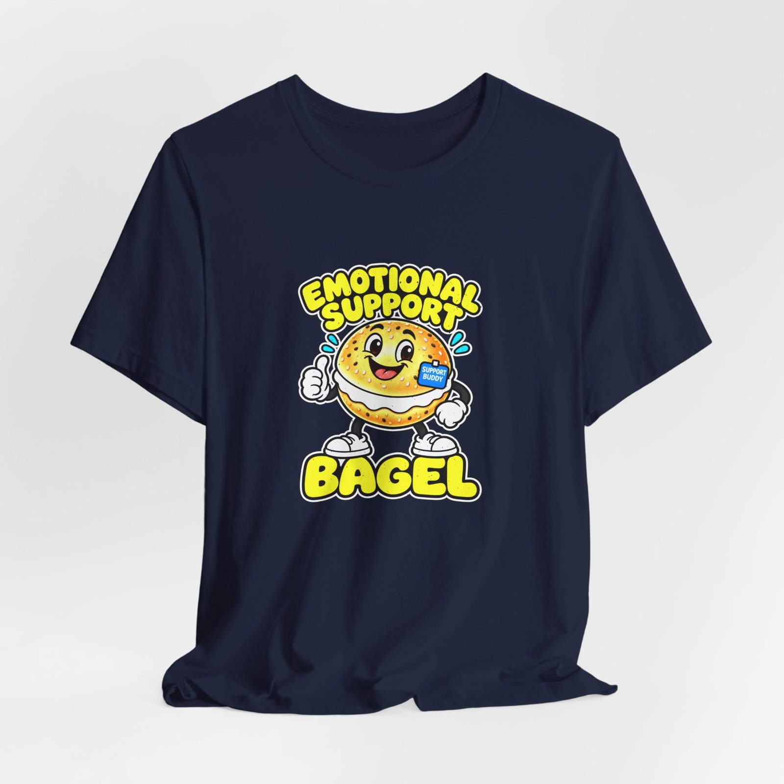Emotional Support Bagel Graphic Tee - Image 36