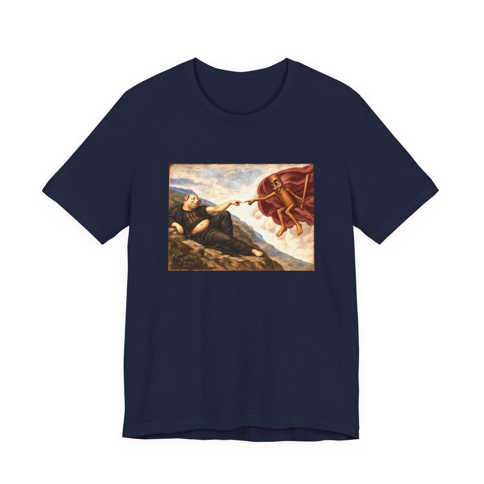 Funny John Pork Tung Tung Tung Sahur Brainrot Meme Graphic Tee - Image 21