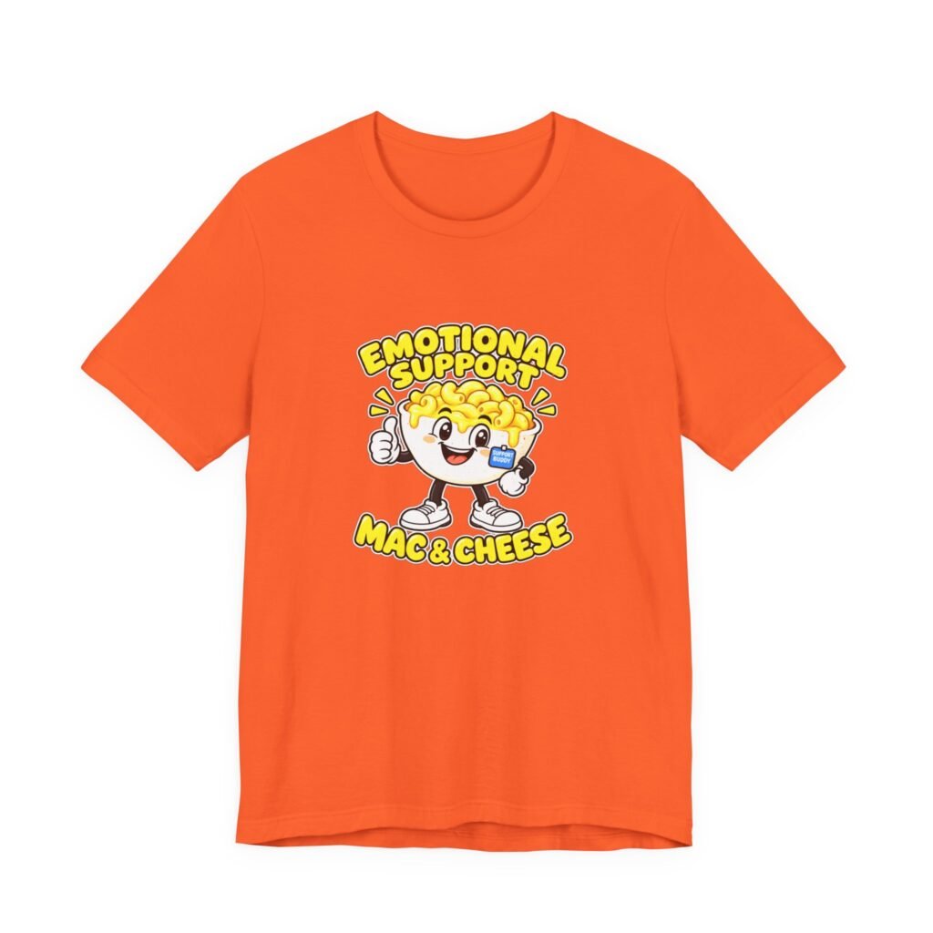 Emotional Support Mac & Cheese Graphic Tee