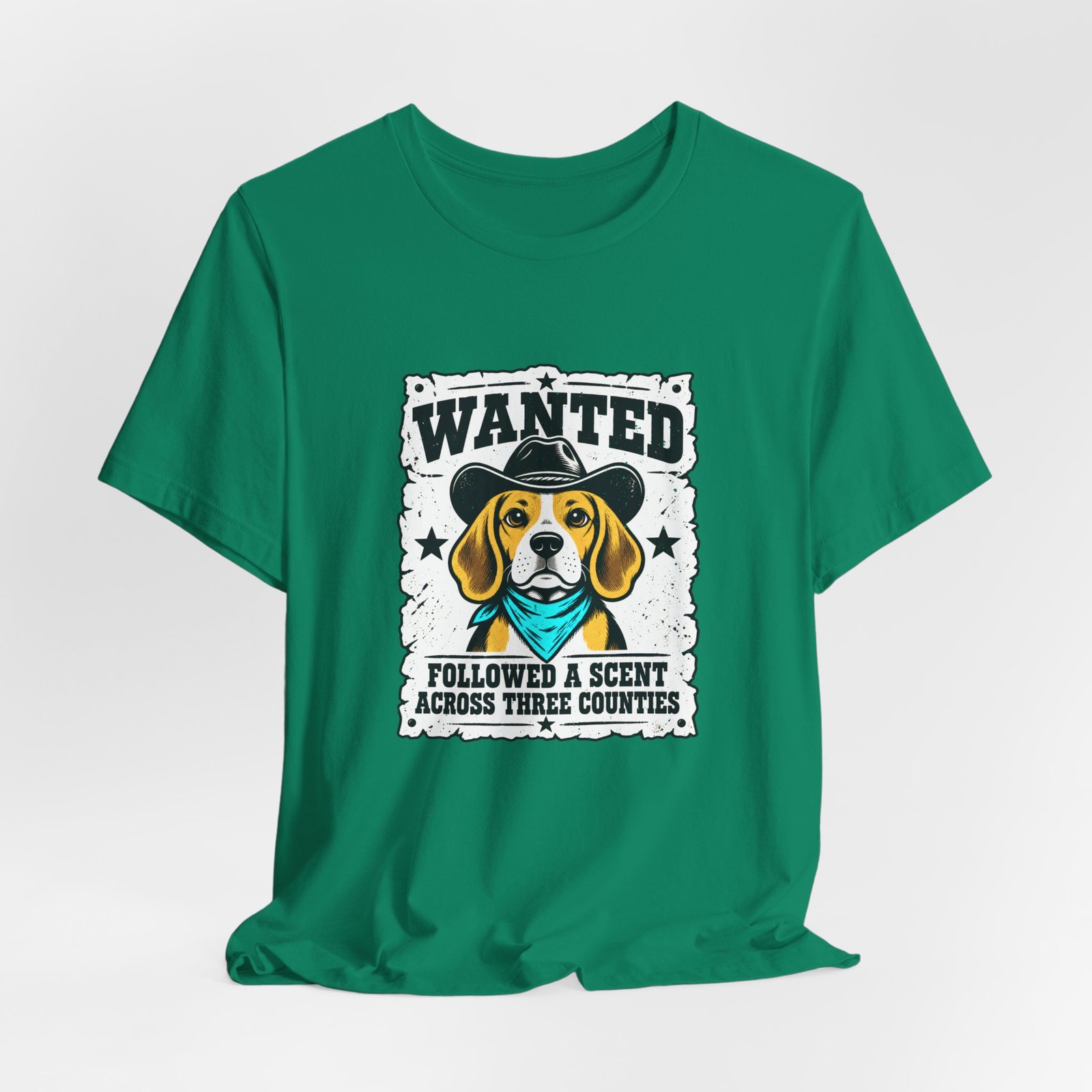 Wanted Beagle Dog Followed A Scent Across Three Counties Graphic Tee - Image 28