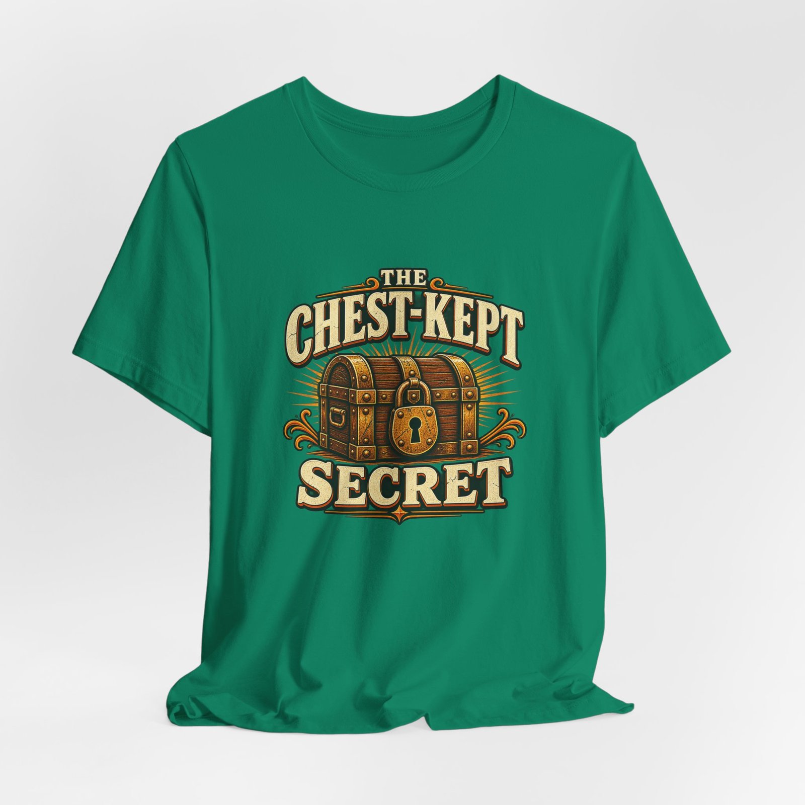 The Chest-Kept Secret Funny Treasure Pun Graphic Tee - Image 28