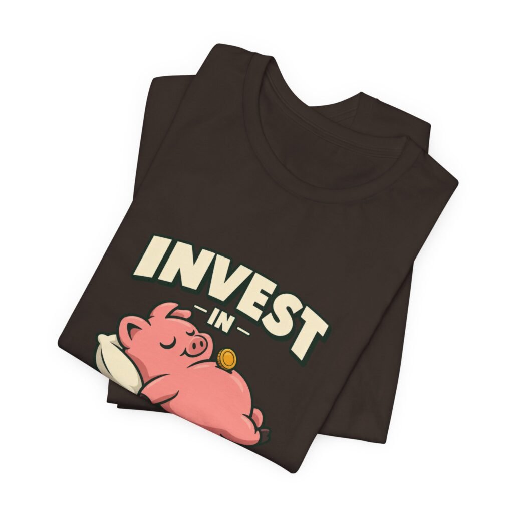 Invest In Rest Sleeping Pig Finance Humor