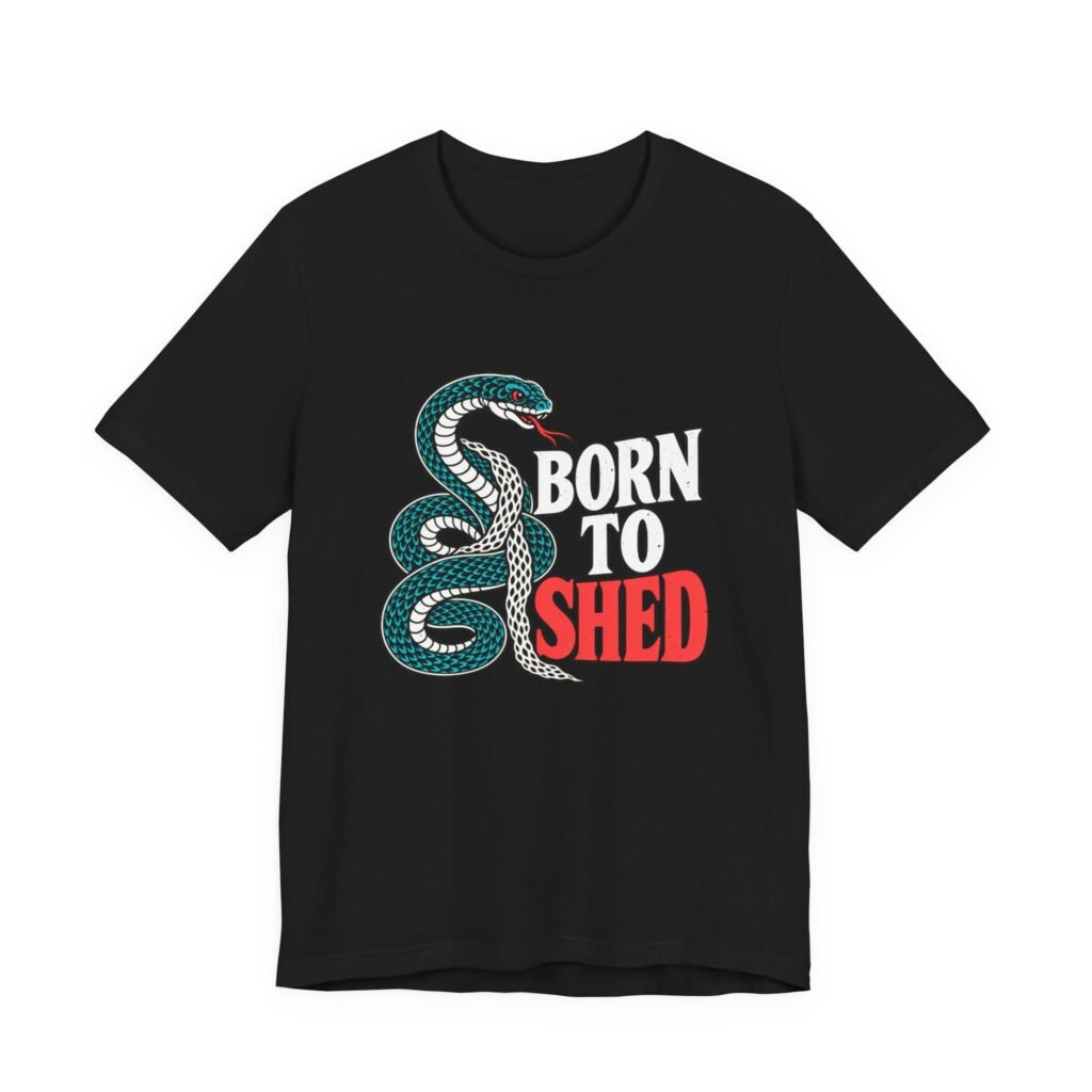 Born To Shed Snake Transformation Graphic Tee