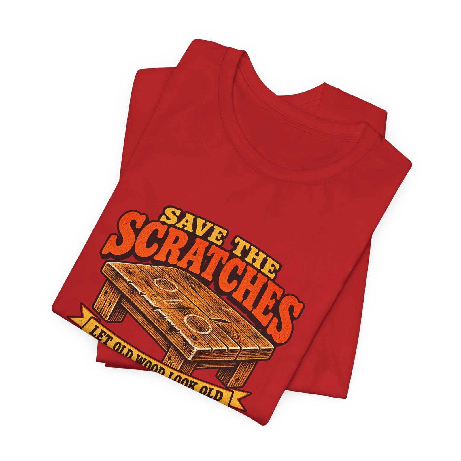 Save the Scratches Cornhole Board Patina Humor - Image 47