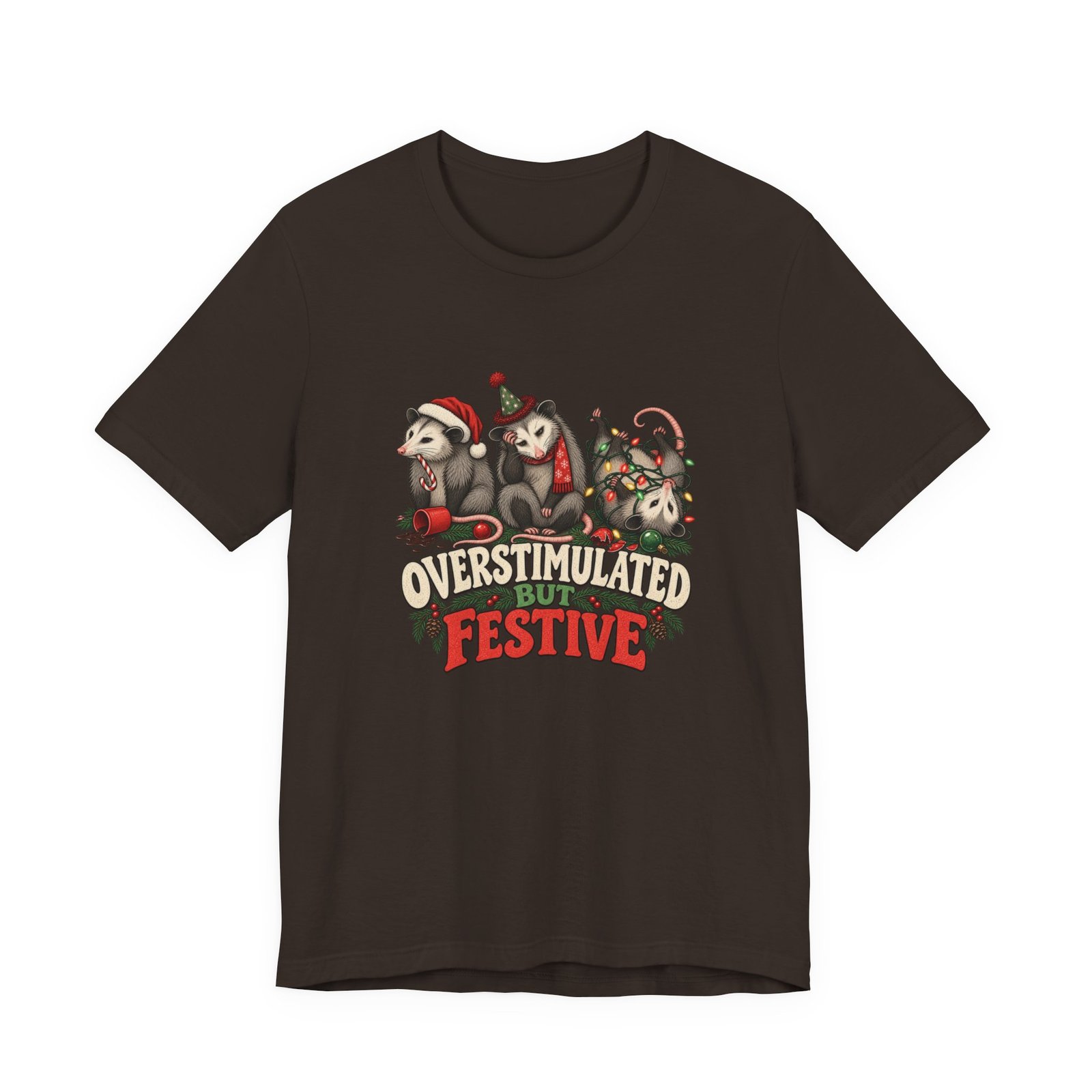 Overstimulated But Festive Christmas Opossums - Image 9