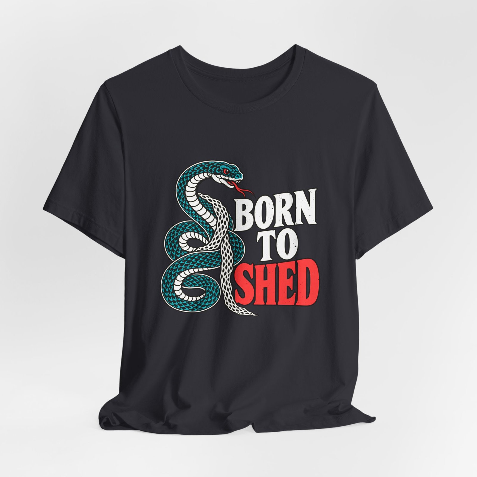 Born To Shed Snake Transformation Graphic Tee - Image 12