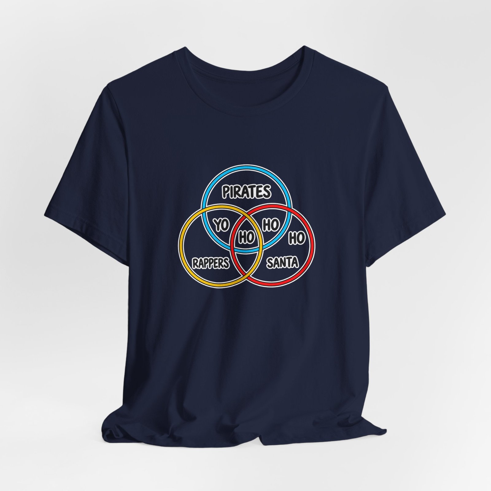 Pirates Rappers Santa Yo Ho Ho Venn Diagram - Image 36