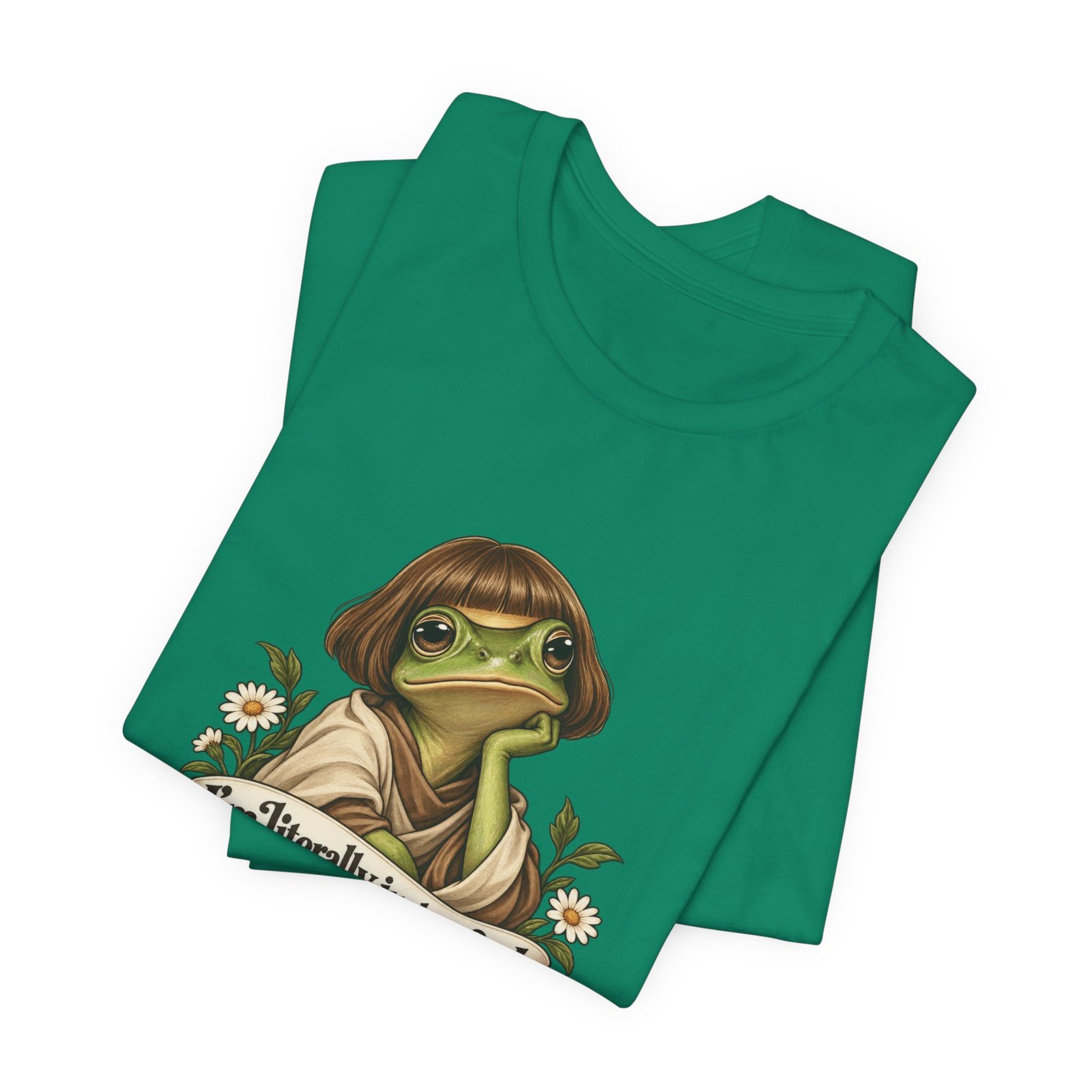 I’m Literally Just A Girl Frog Graphic Tee - Image 27