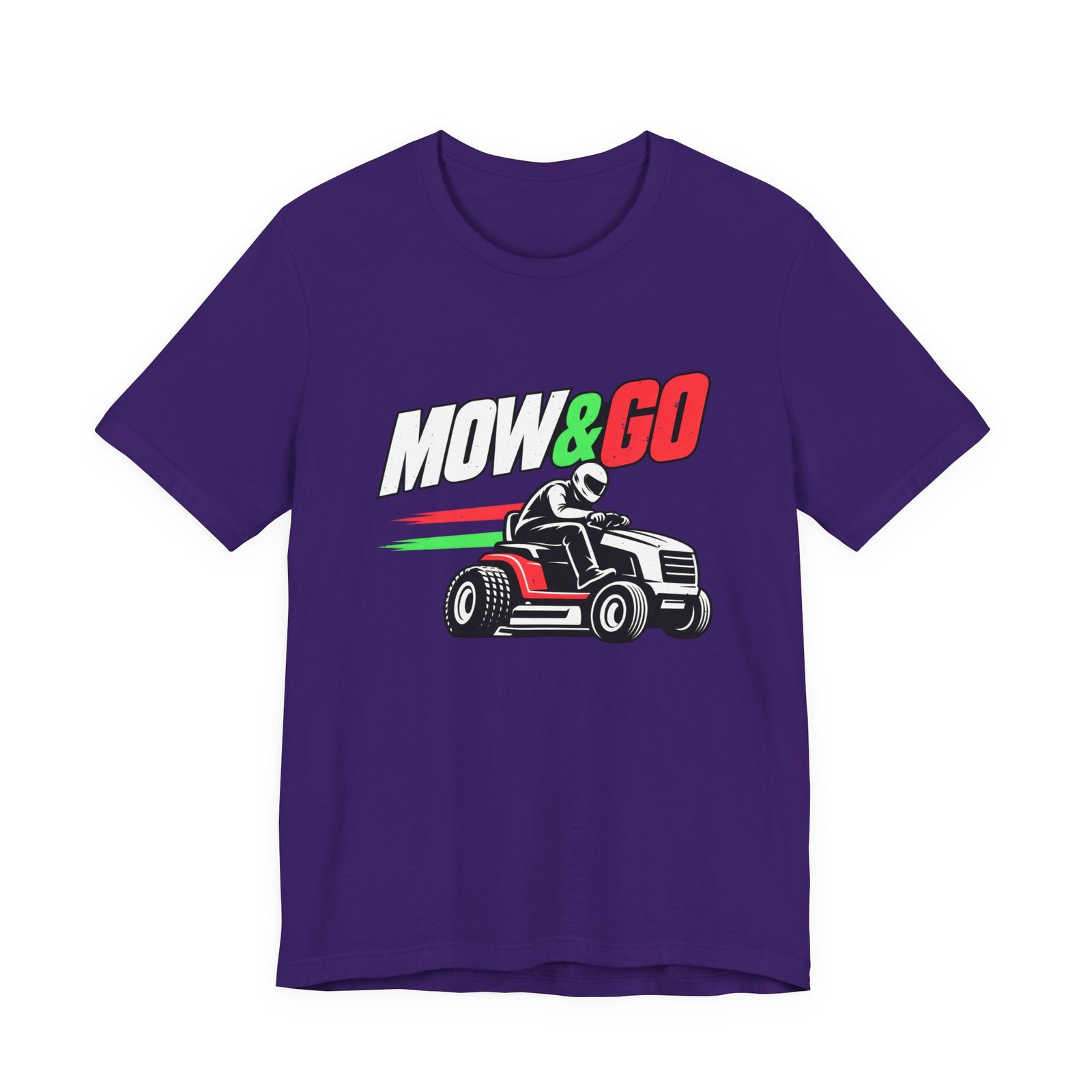 MOW & GO Lawn Mower Racing Dad Jokes Graphic Tee - Image 37