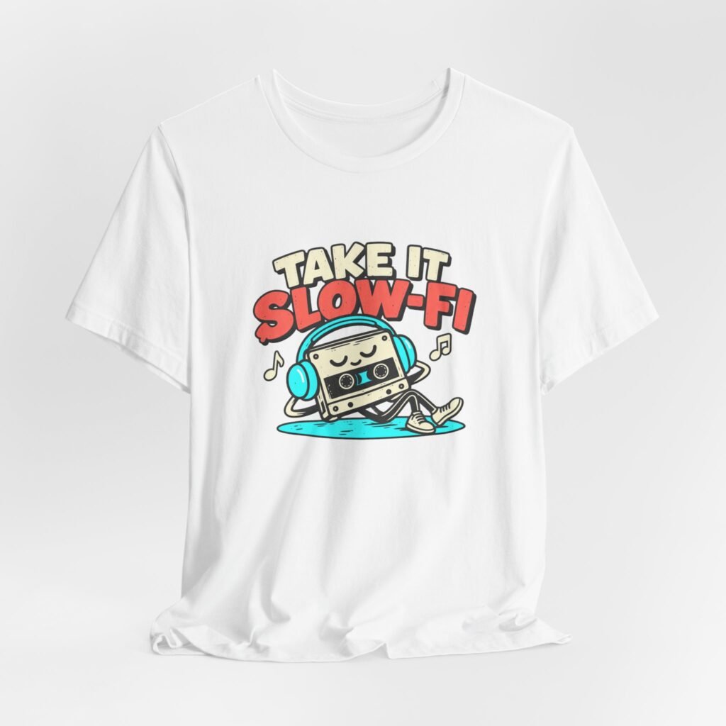 Take It Slow-Fi Cassette Character Lo-Fi Music