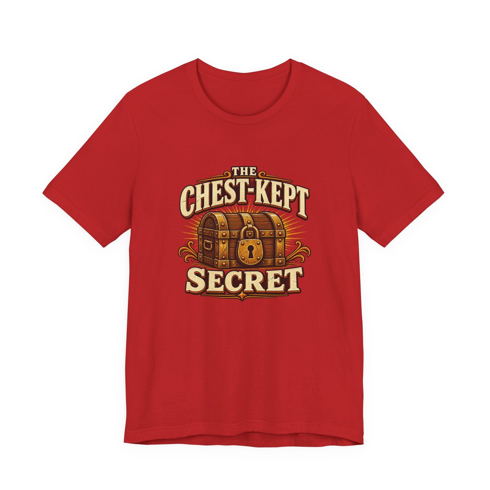The Chest-Kept Secret Funny Treasure Pun Graphic Tee - Image 45