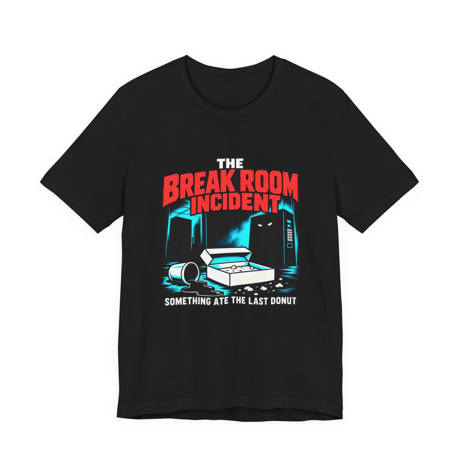 Incident Donut Mystery Last Office Meme Graphic Tee - Image 5