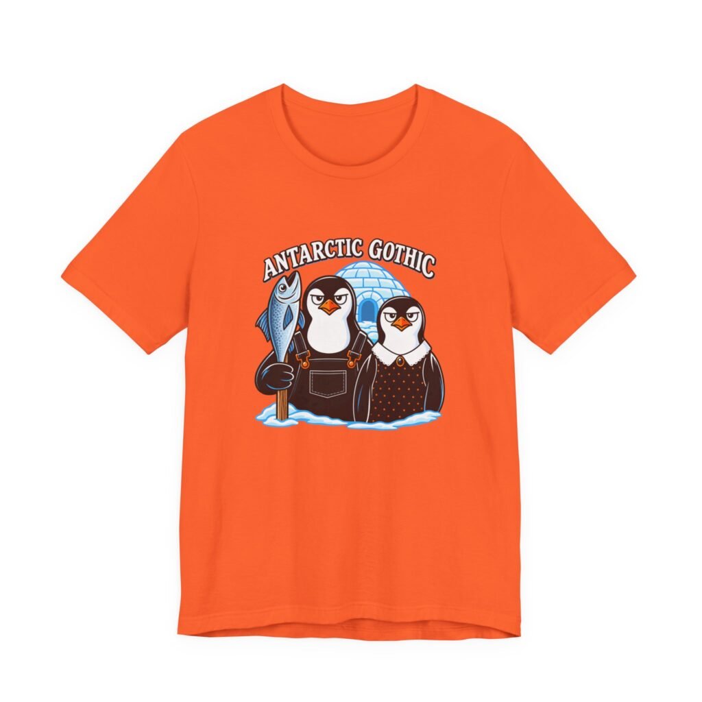 Antarctic Gothic Penguin Illustration