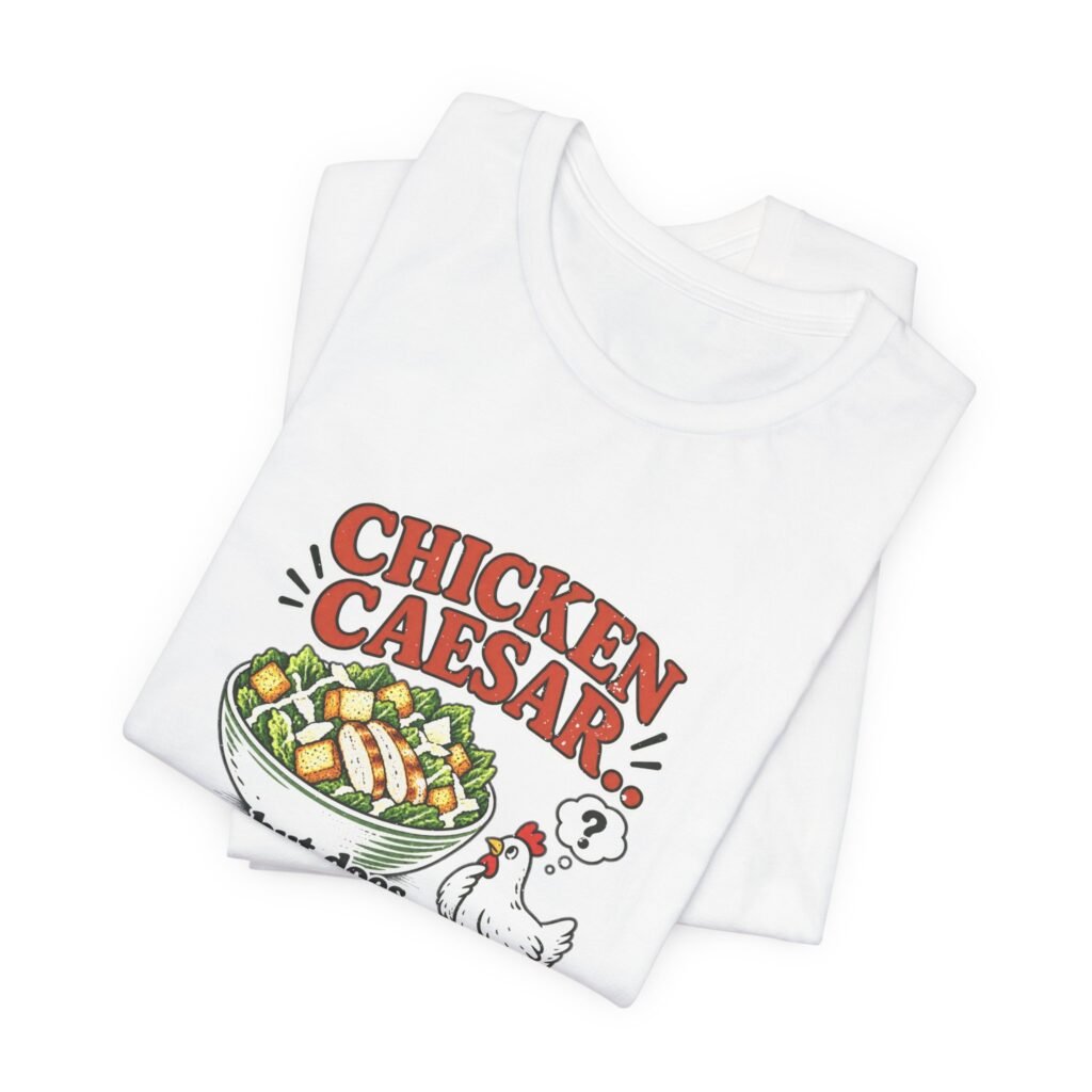 Chicken Caesar Food Pun