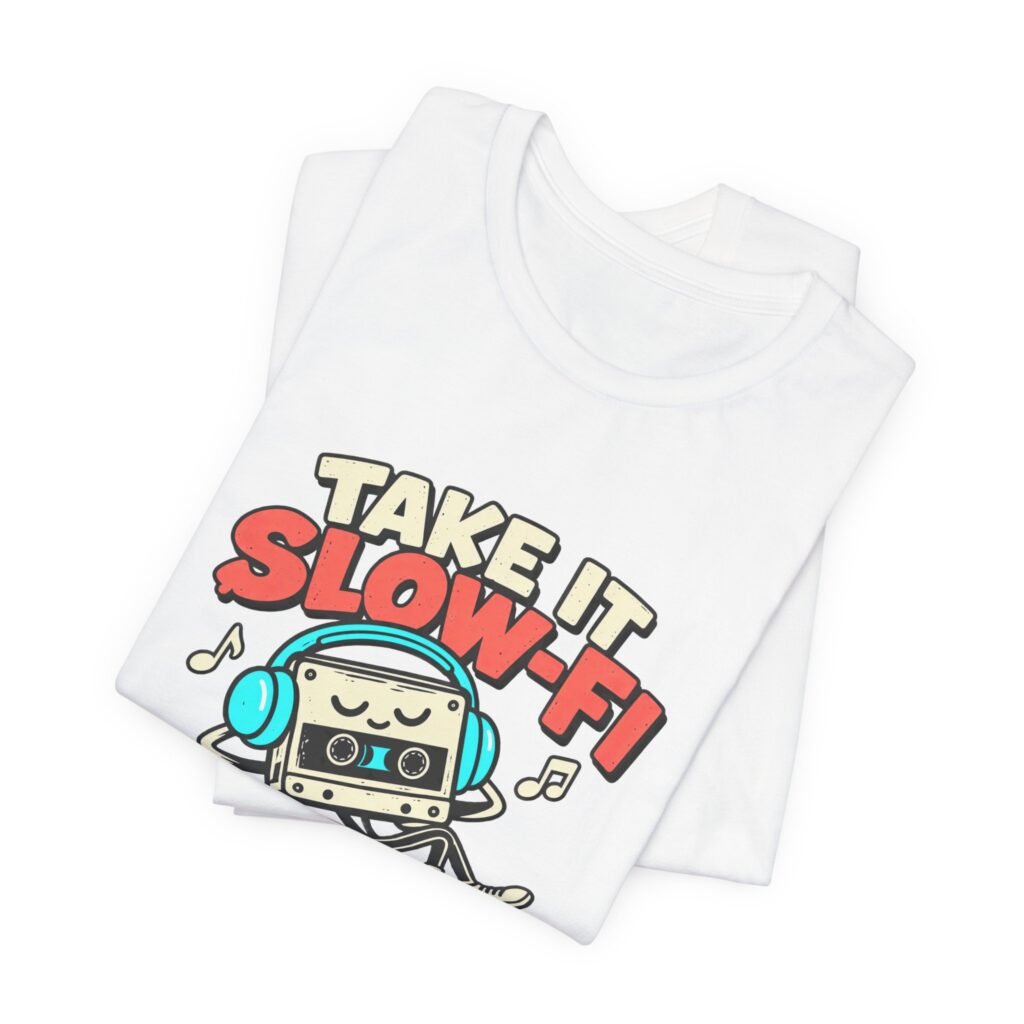 Take It Slow-Fi Cassette Character Lo-Fi Music
