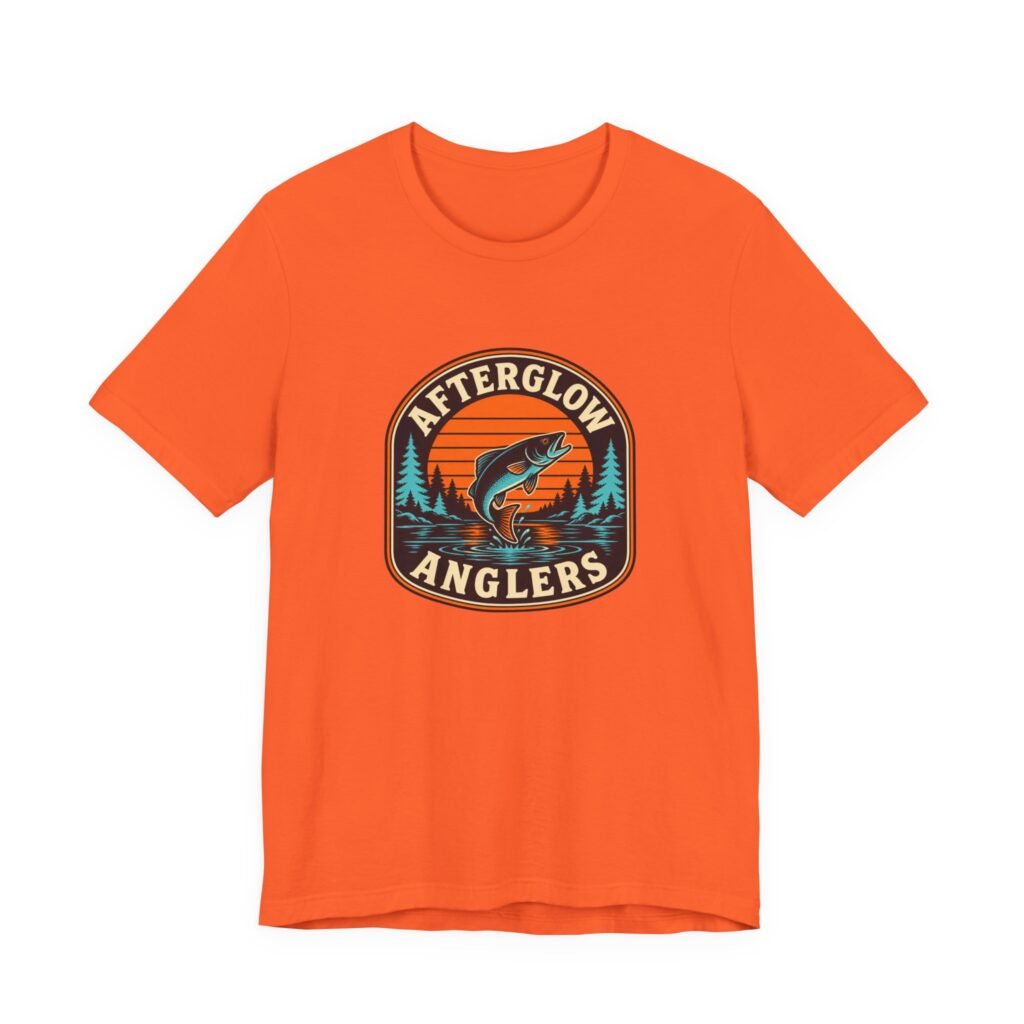 Afterglow Anglers Sunset Fishing Badge